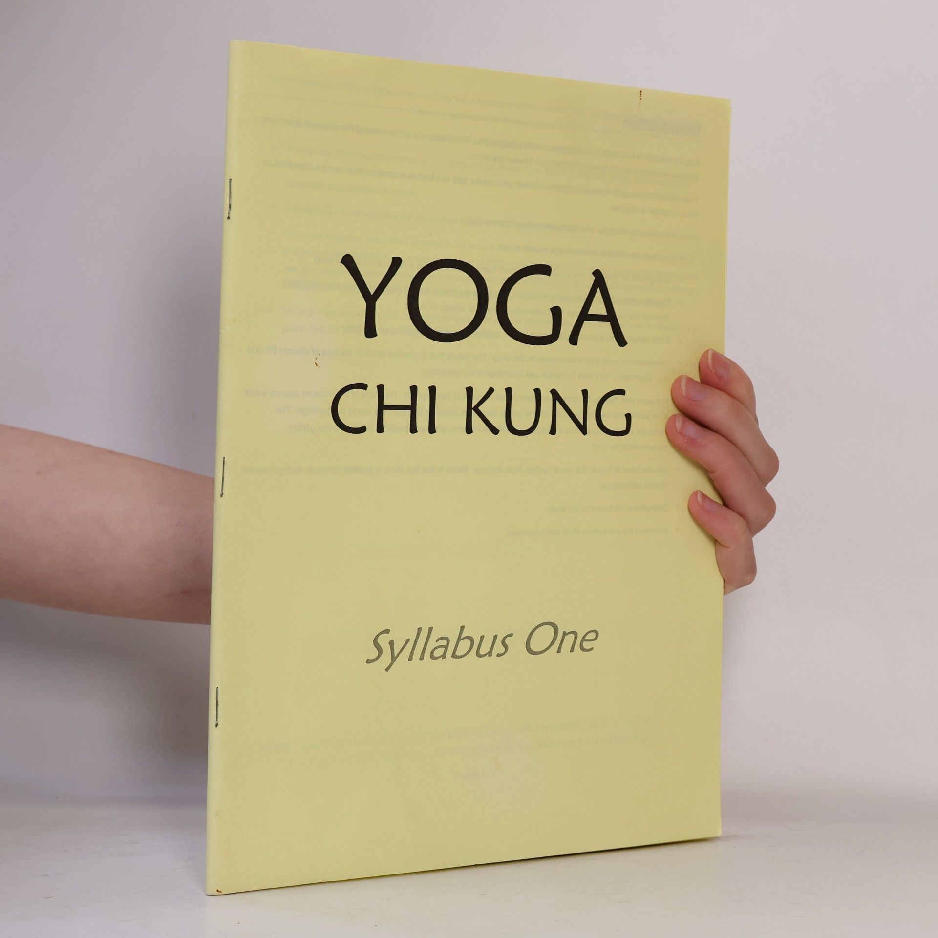 Various authors Yoga Chi Kung