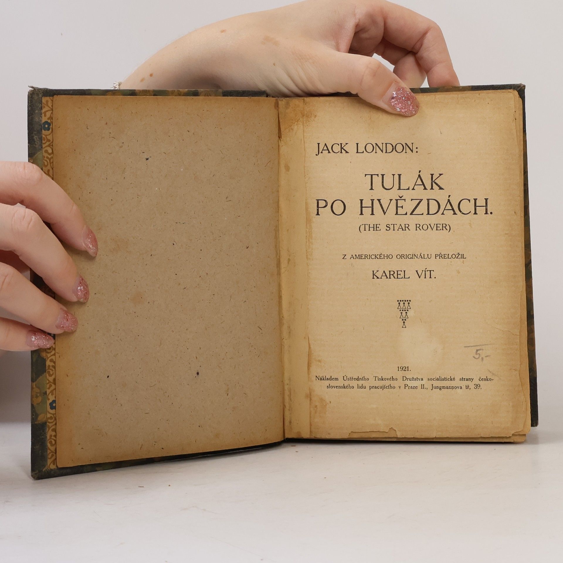 Jack London Tulák po hvězdách