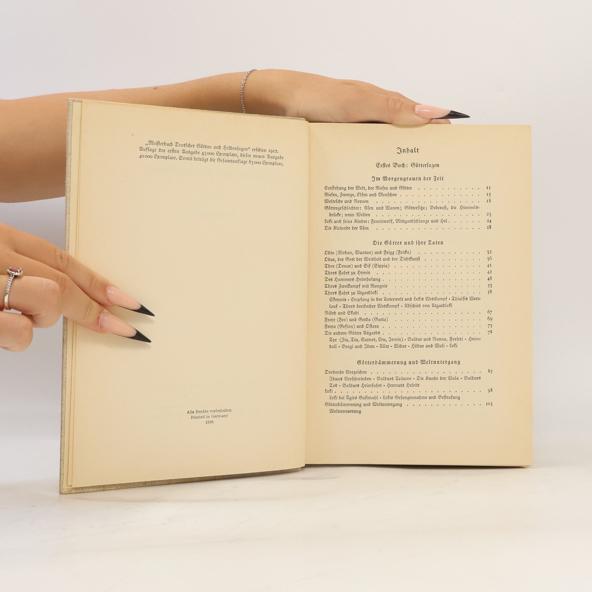 Gustav Schalk Meisterbuch deutscher Götter- und Heldensagen