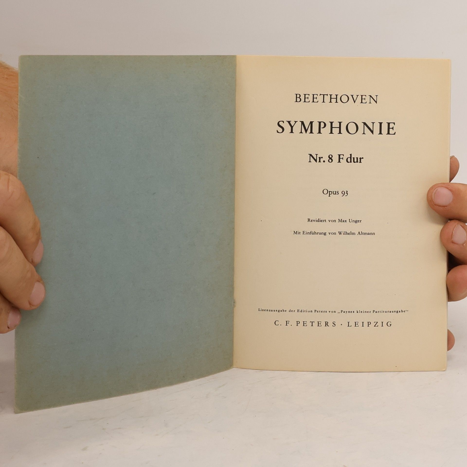 Ludwig van Beethoven Symphonie Nr. 8 F dur. Opus 93