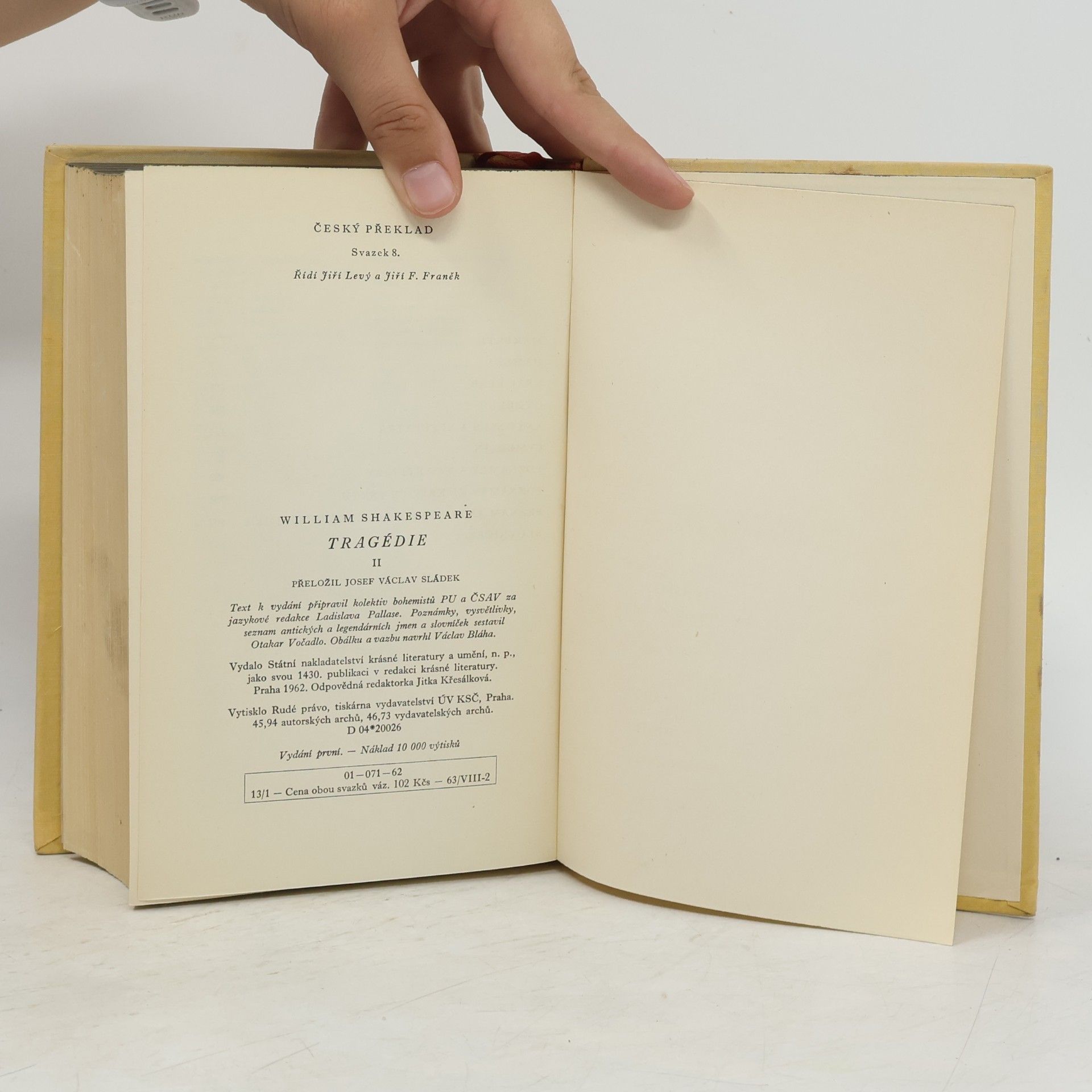 William Shakespeare Tragédie II.