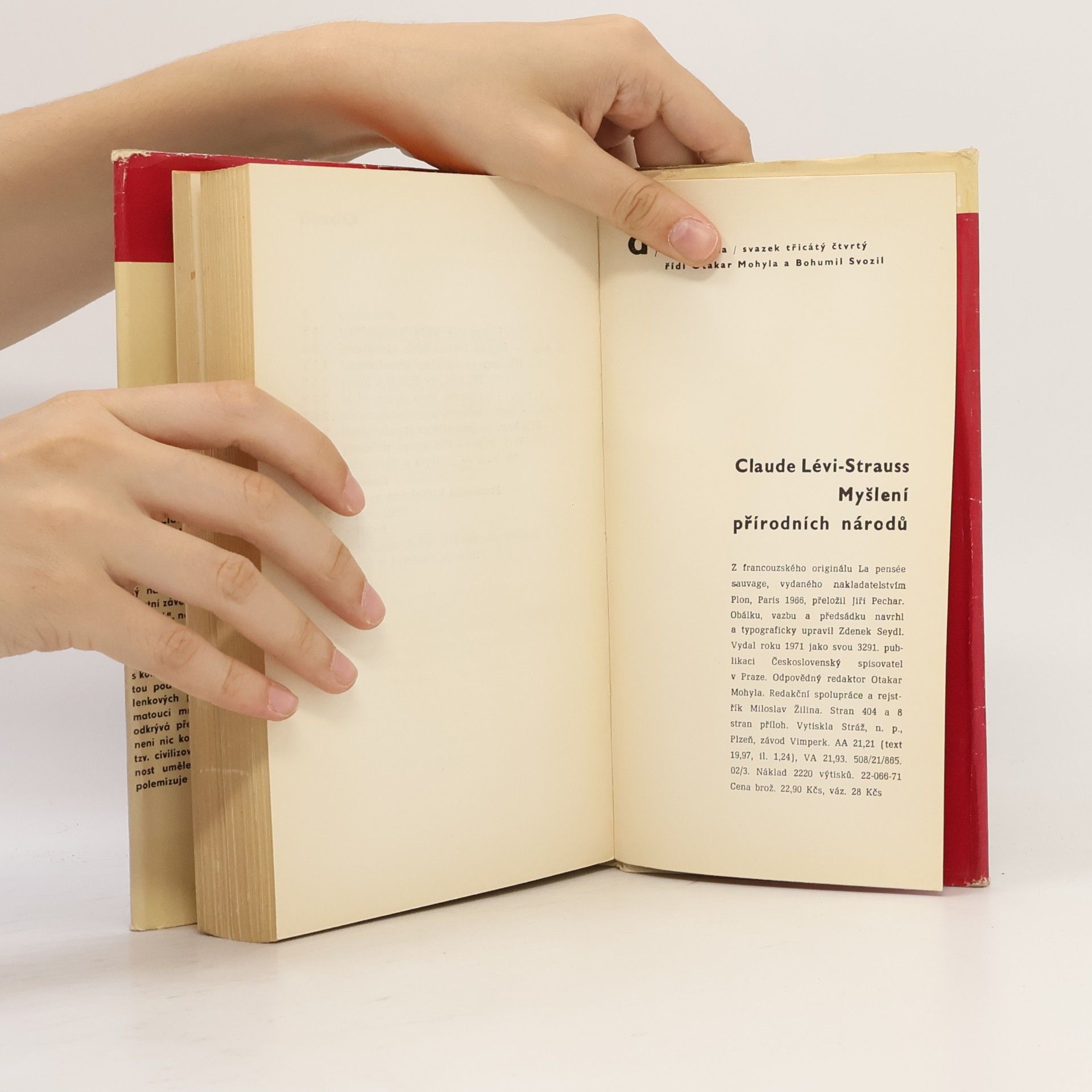 Claude Lévi-Strauss Myšlení přírodních národů