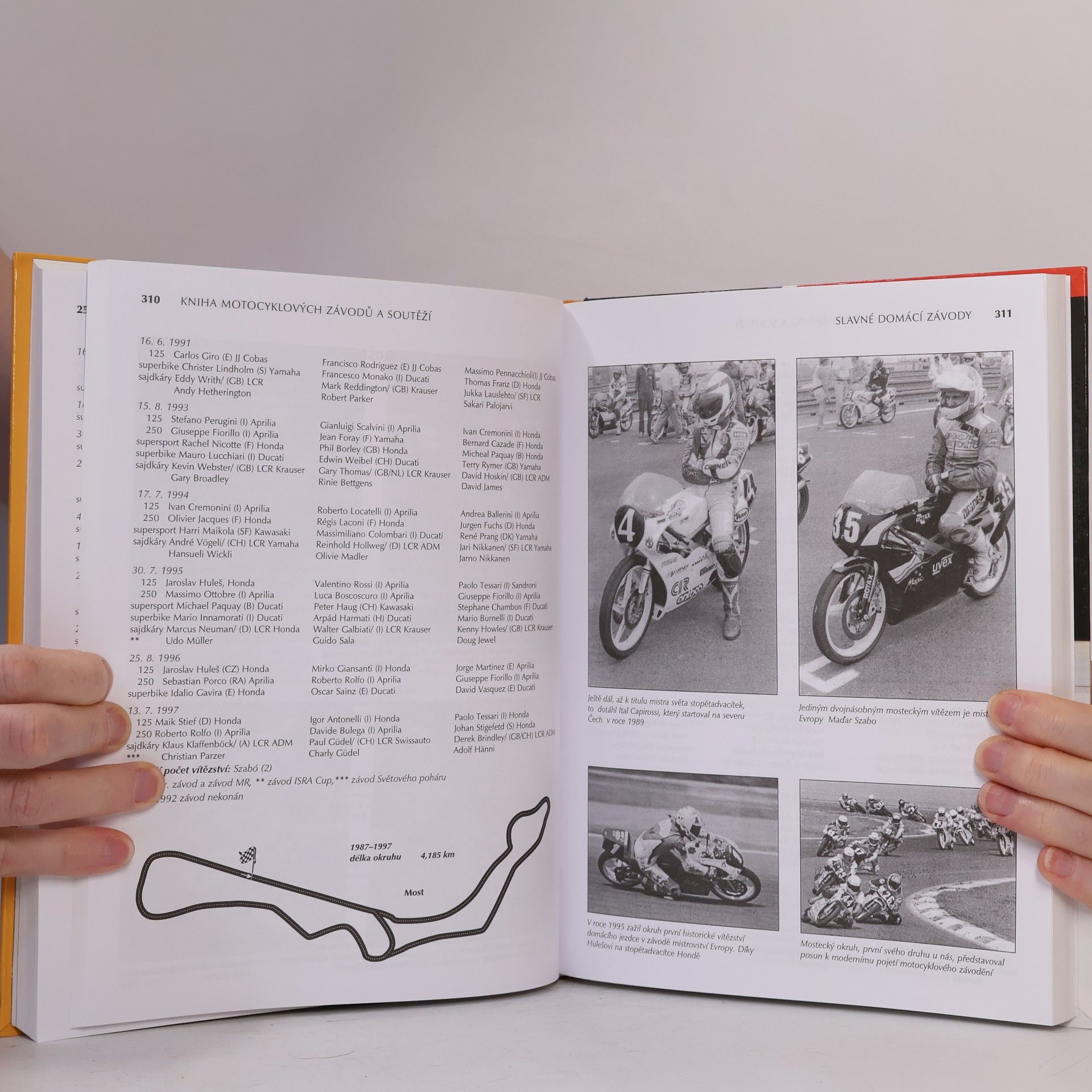 Jiří Wohlmuth Kniha motocyklových závodu a soutěží