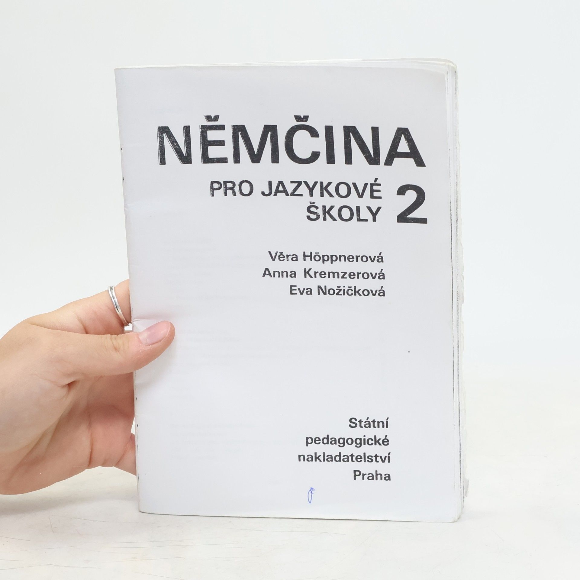 Věra Höppnerová Němčina pro jazykové školy 2