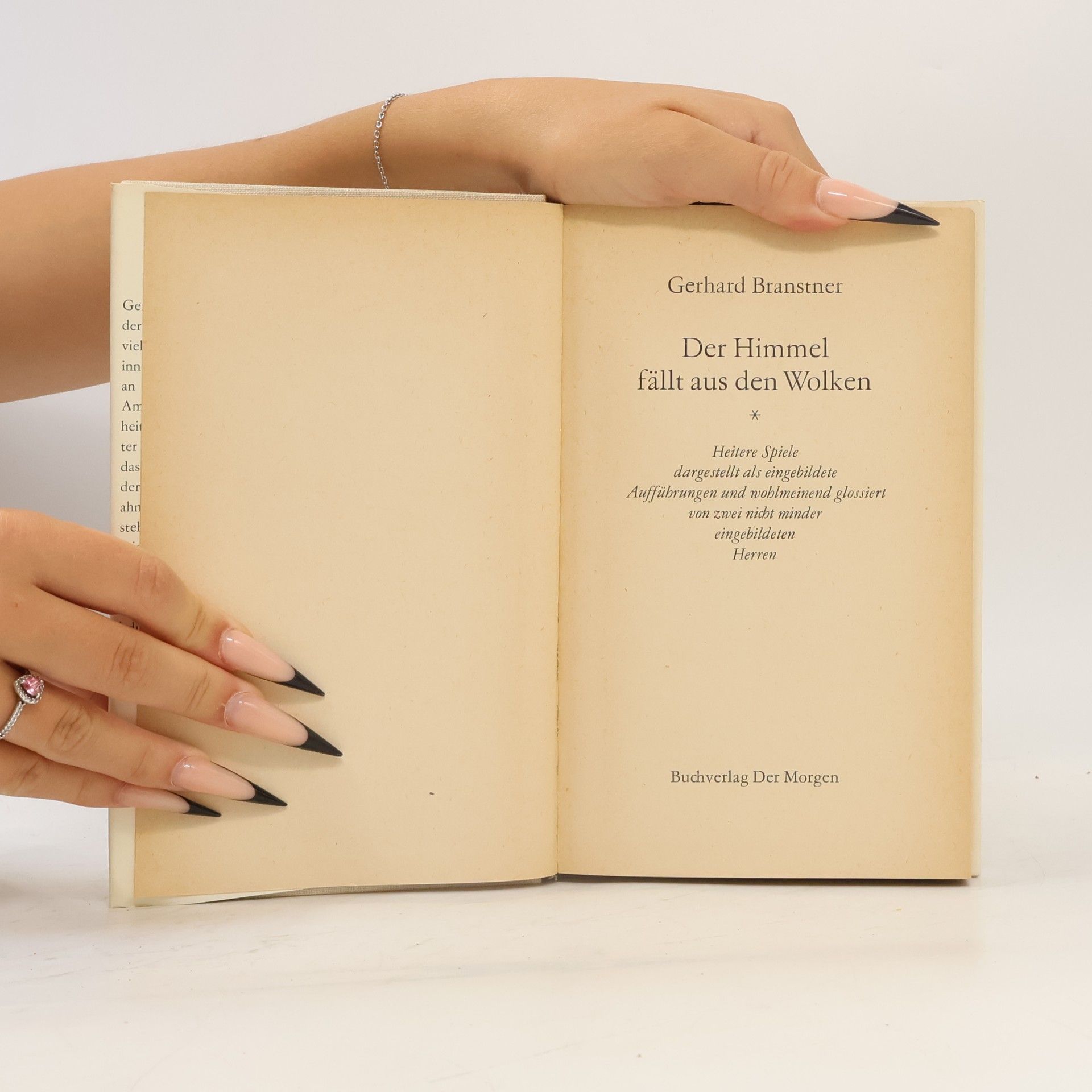 Gerhard Branstner Der Himmel fällt aus den Wolken