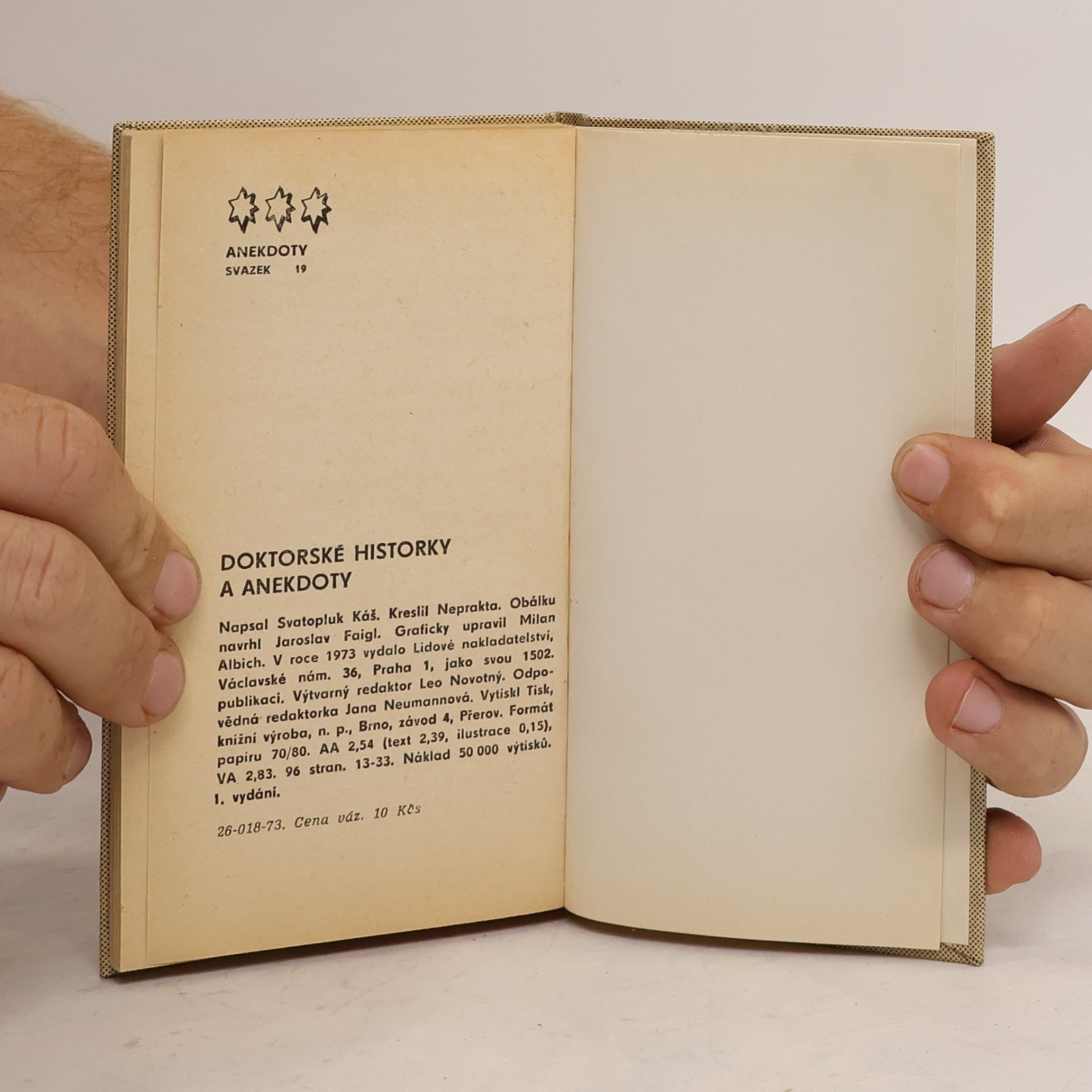 Svatopluk Káš Anekdoty 19. Doktorské historky