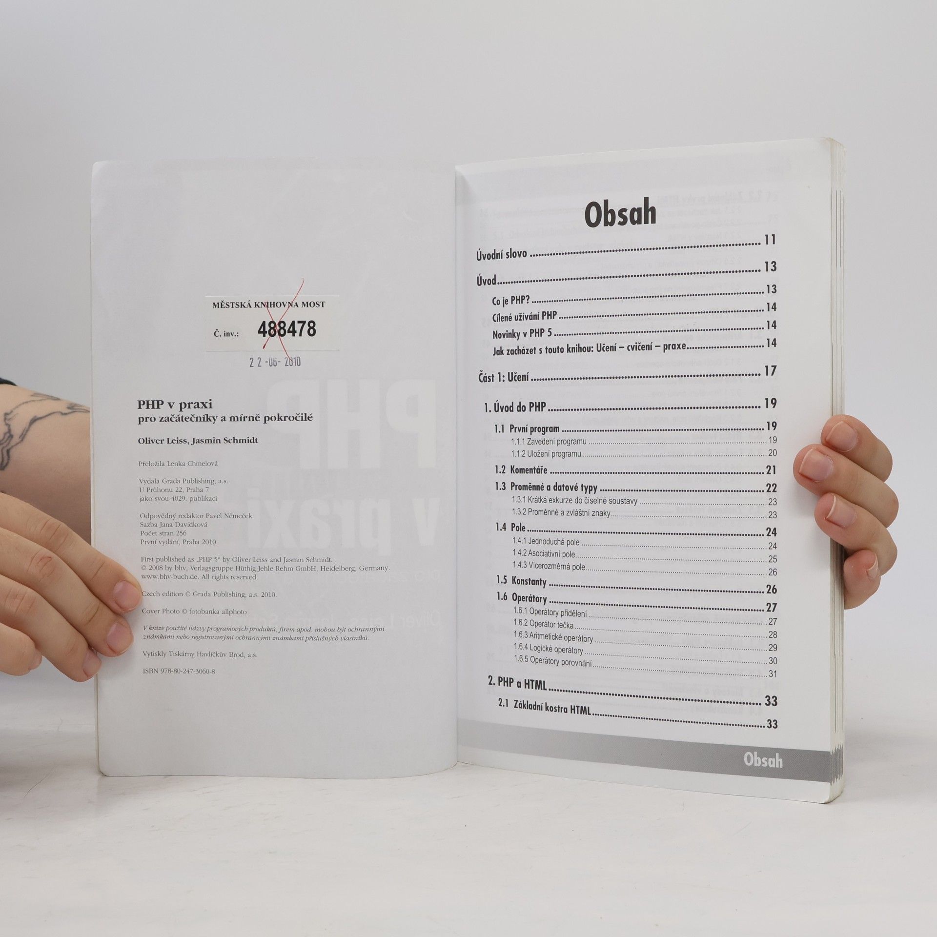 Oliver Leiss PHP v praxi - pro začátečníky a mírně pokročilé