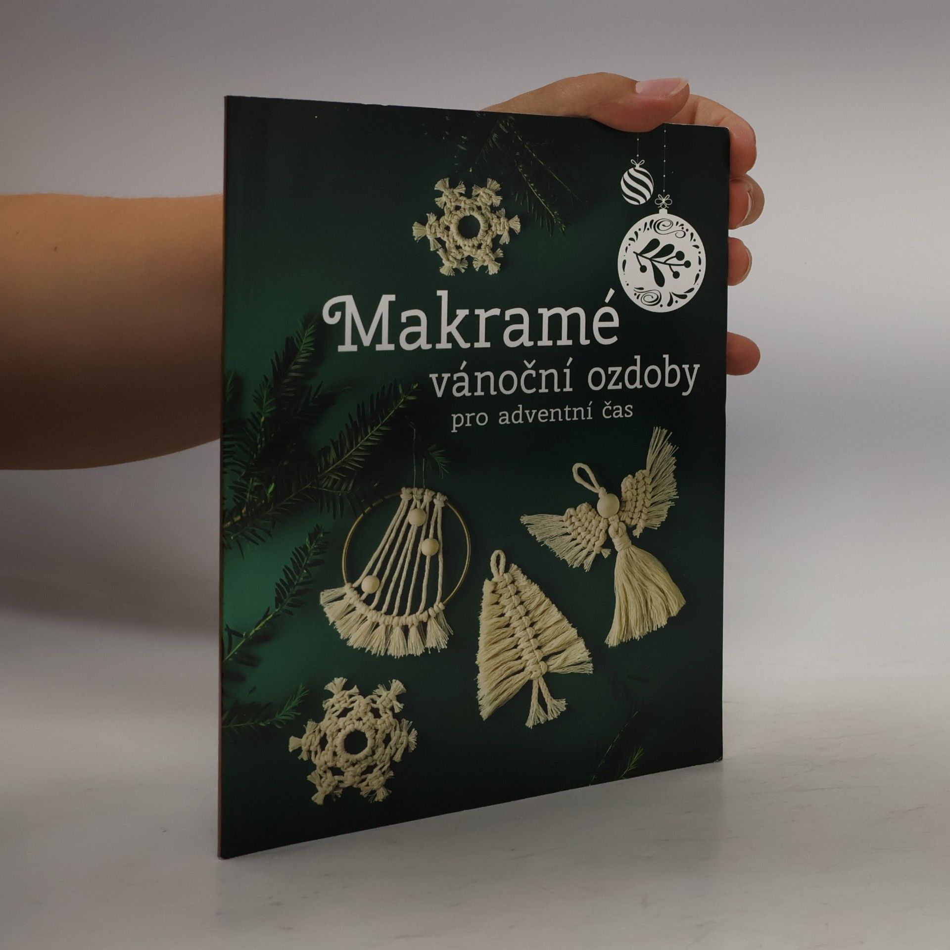 Makramé vánoční ozdoby pro adventní čas