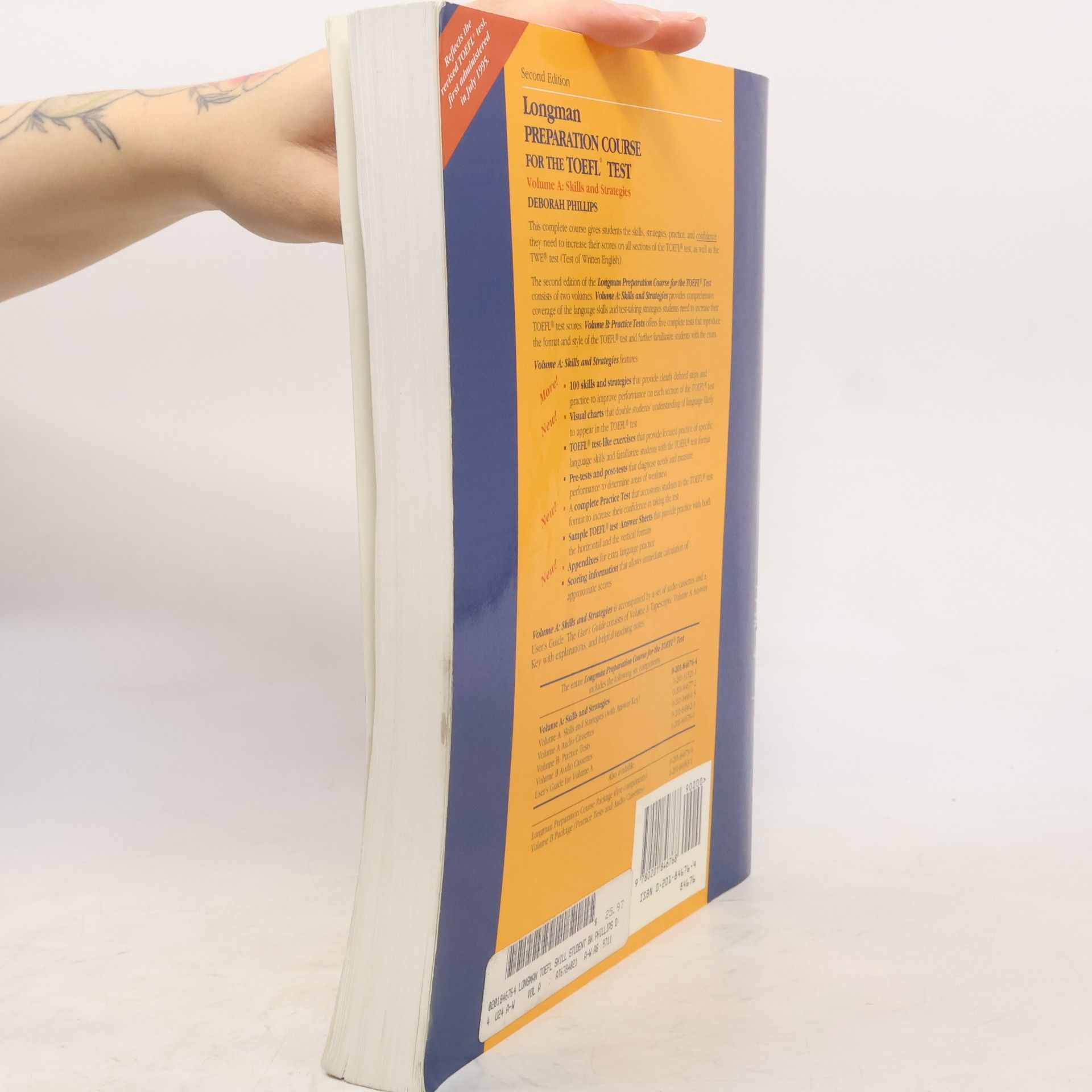 Deborah Phillips Longman Preparation Course for the TOEFL Test. Vol. A