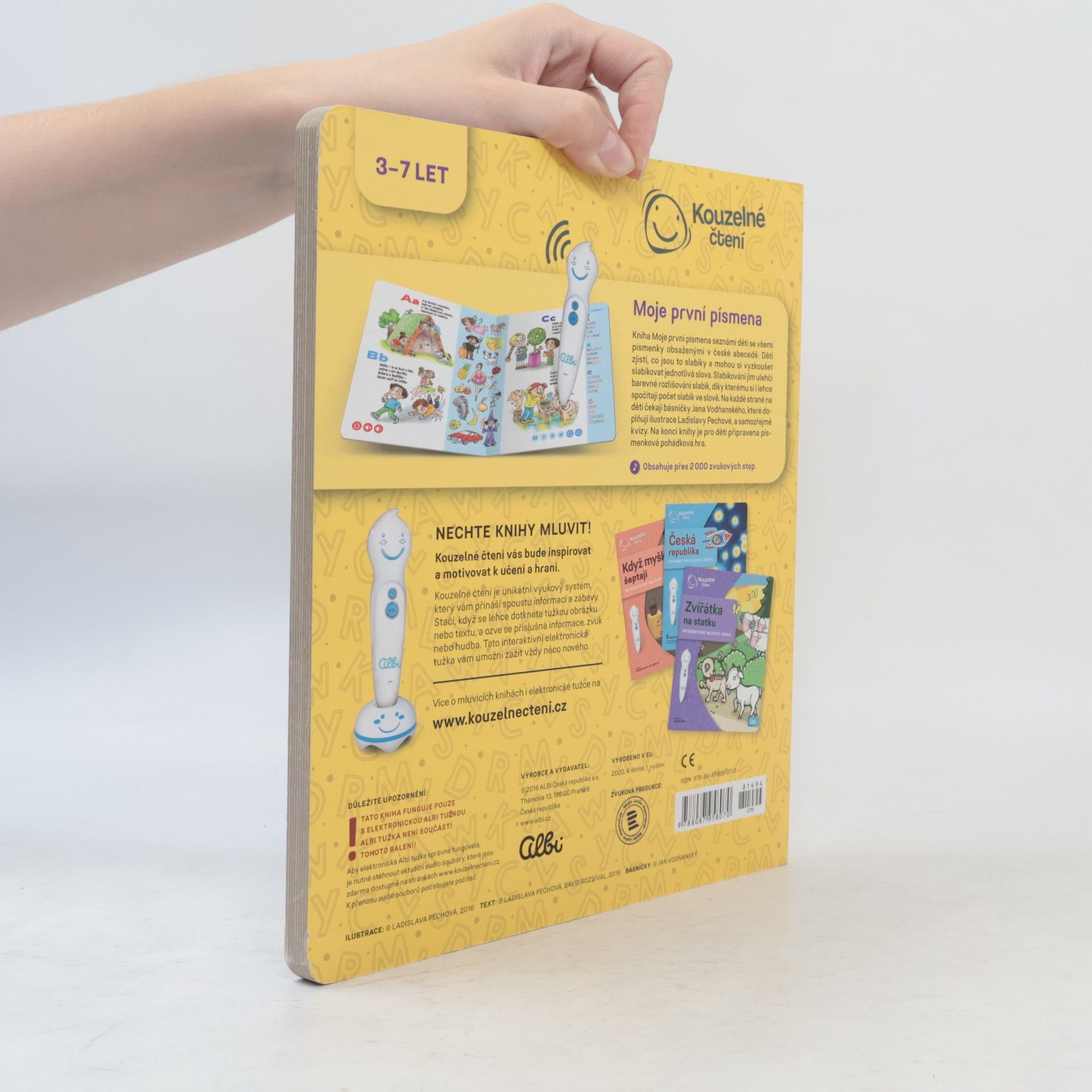 Jan Vodňanský Moje první písmena. Interaktivní mluvící kniha