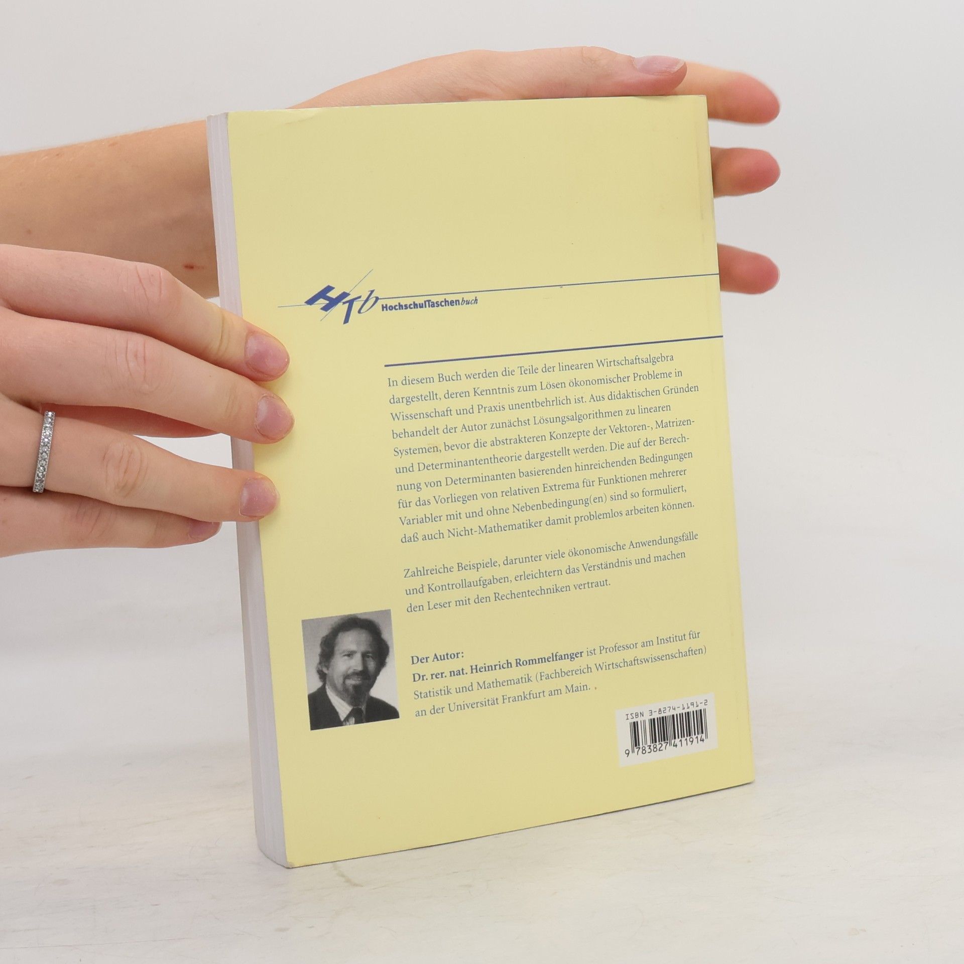 Heinrich Rommelfanger Mathematik für Wirtschaftswissenschaftler II - 5. Auflage