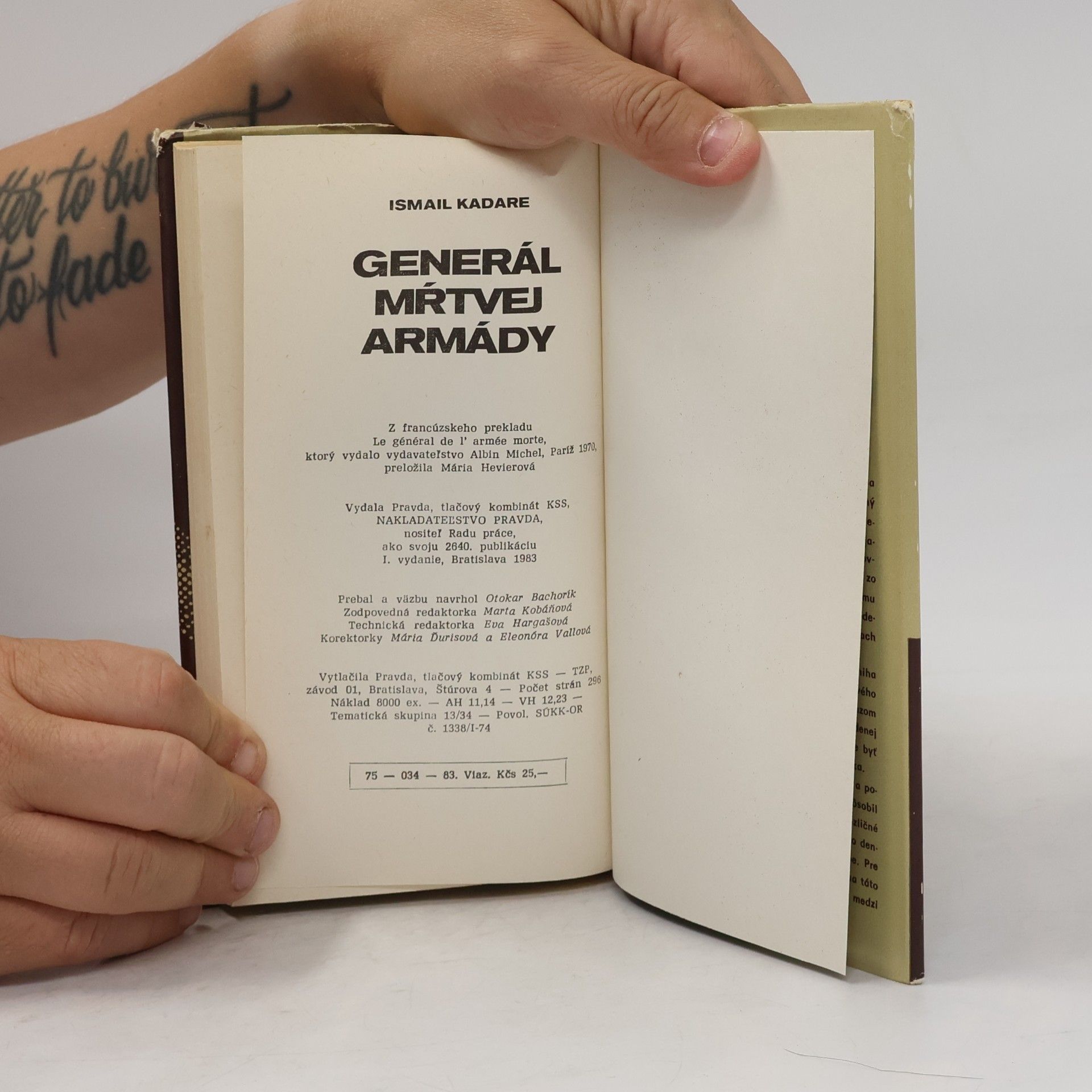Ismail Kadare Generál mŕtvej armády
