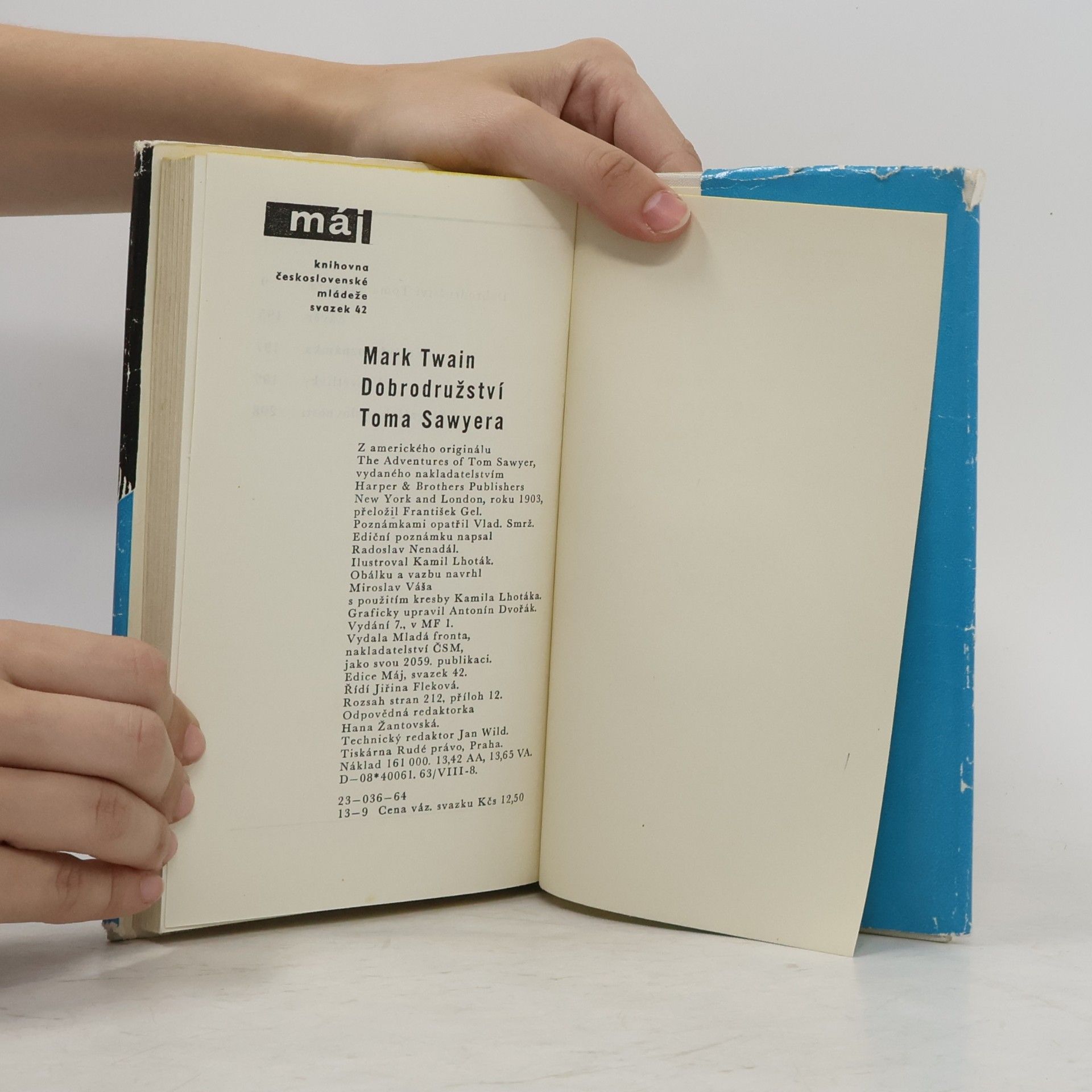Mark Twain Dobrodružství Toma Sawyera