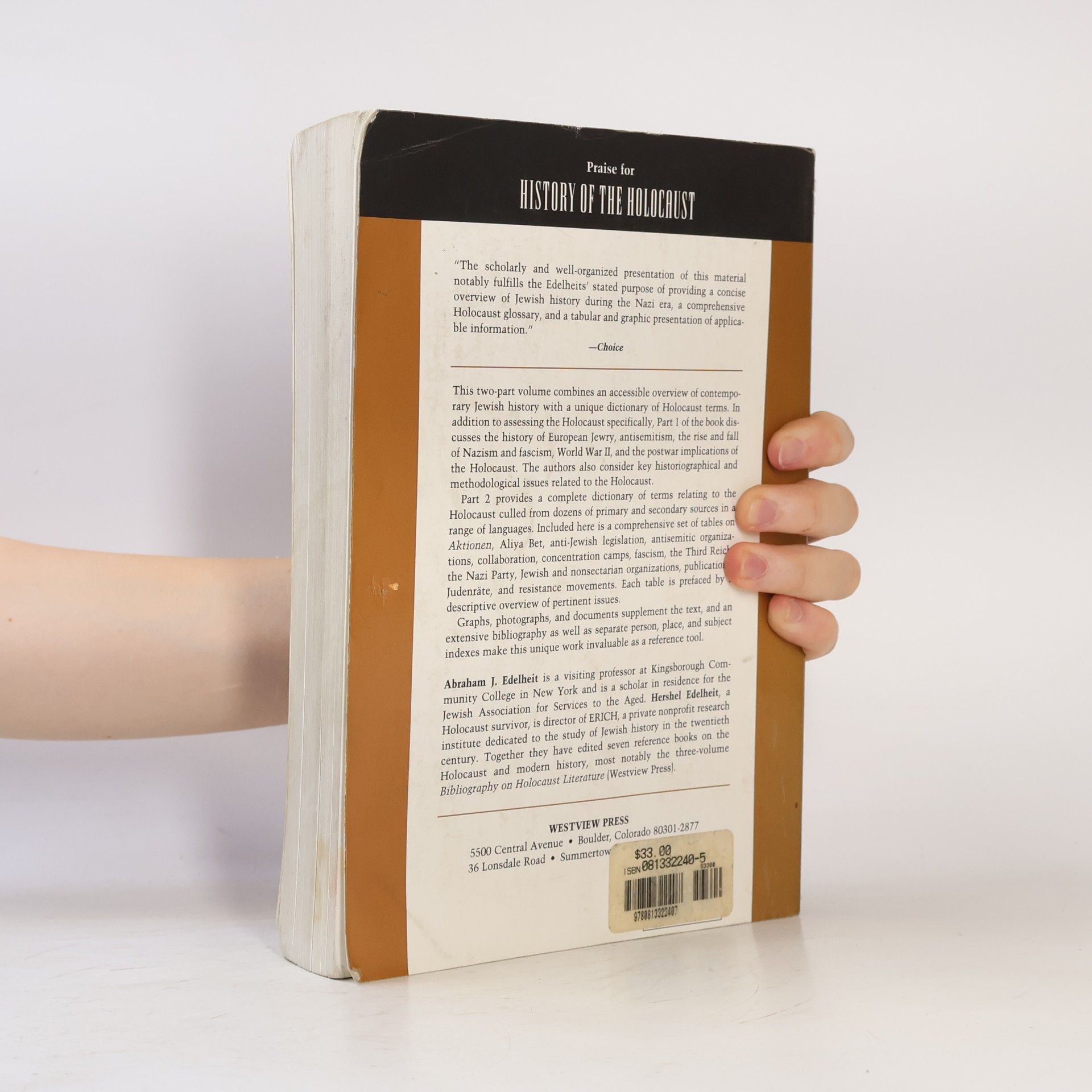 Abraham J. Edelheit History Of The Holocaust