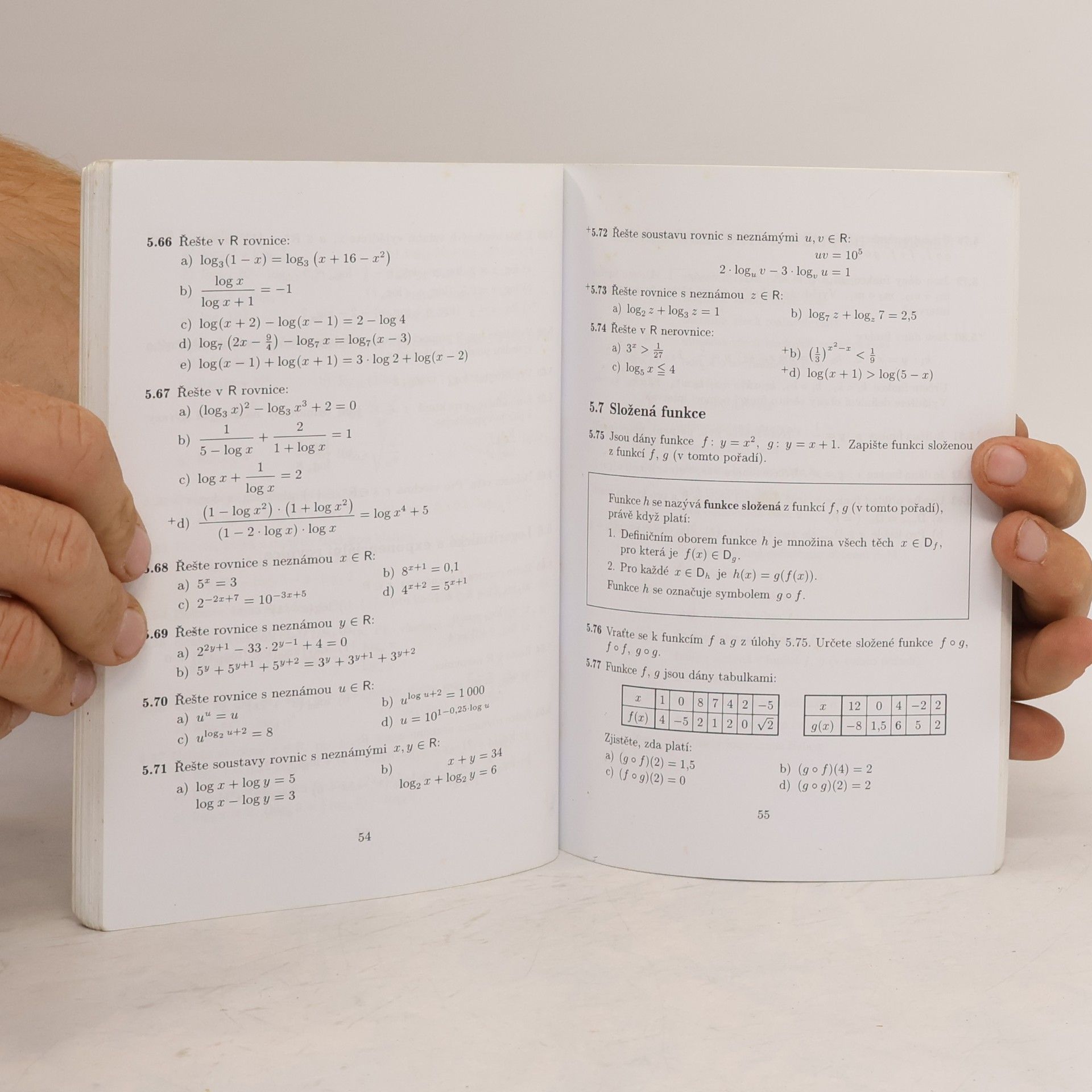 Oldřich Odvárko Sbírka úloh z matematiky pro gymnázia. Funkce