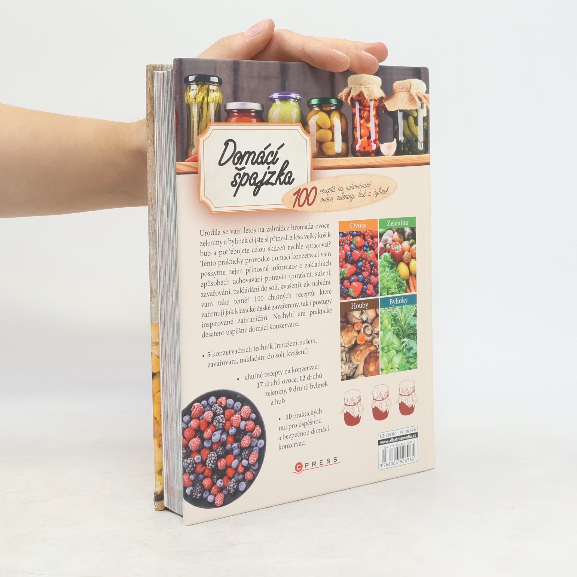 Kamila Procházková Domácí špajzka: 100 receptů na uchovávání ovoce, zeleniny, hub a bylinek