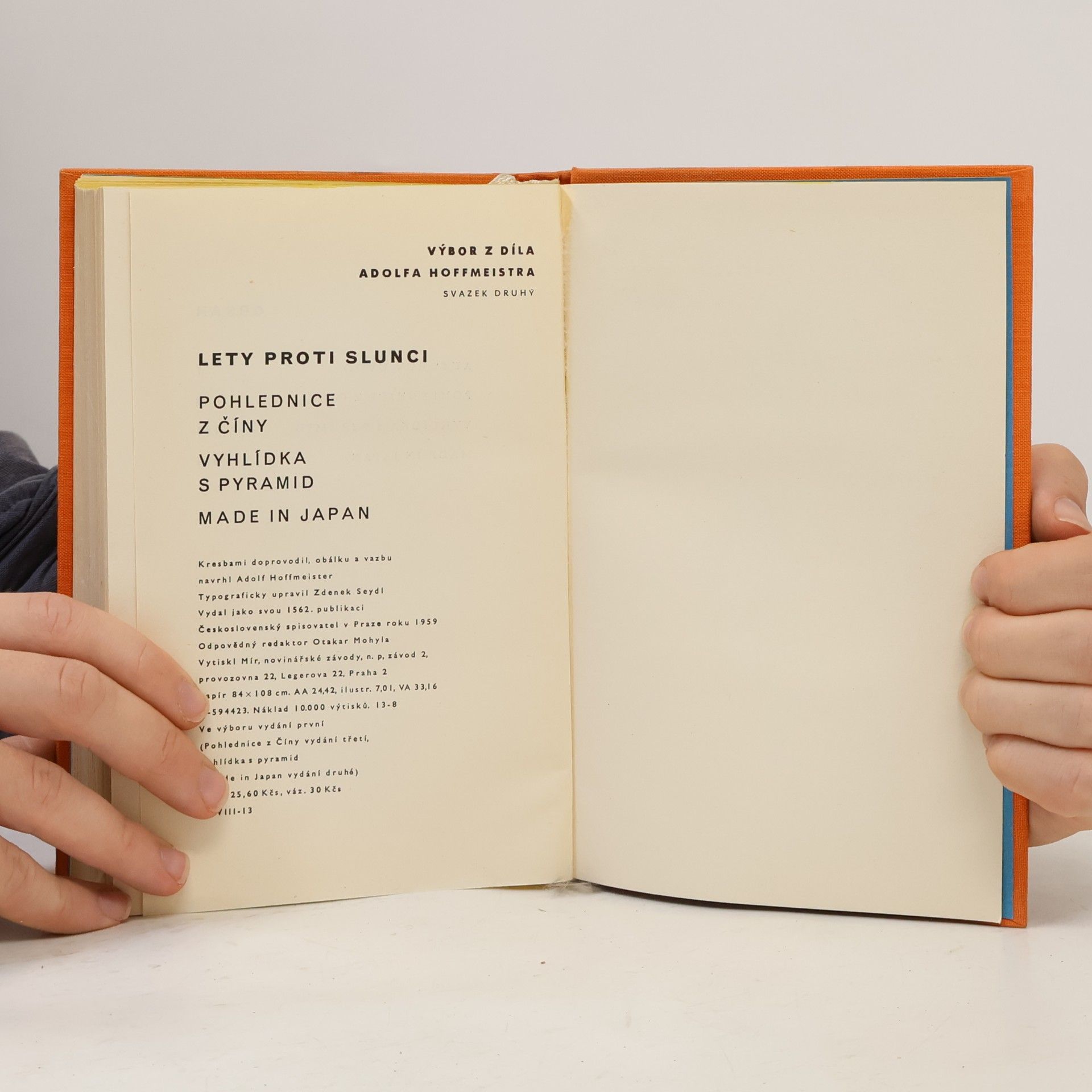 Adolf Hoffmeister Lety proti slunci 2