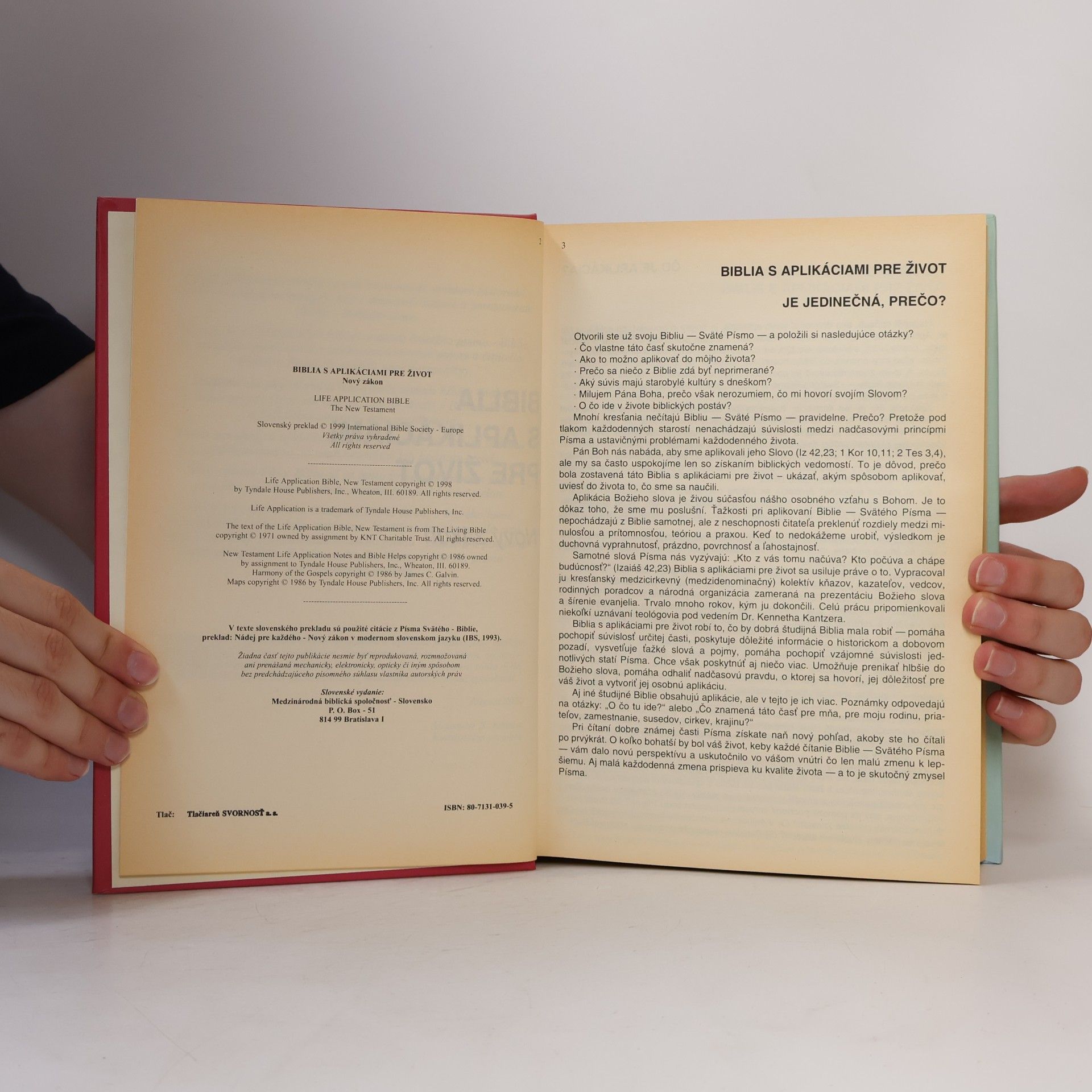 Collectif d'auteurs Biblia s aplikáciami pre život