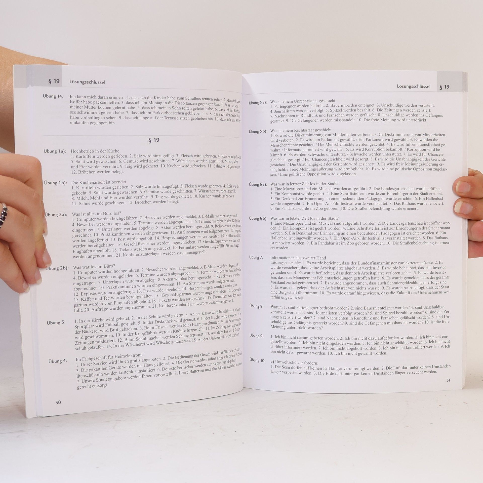Kolektiv autorů Lehr- und Übungsbuch der deutschen Grammatik - aktuell. Lösungsschlüssel