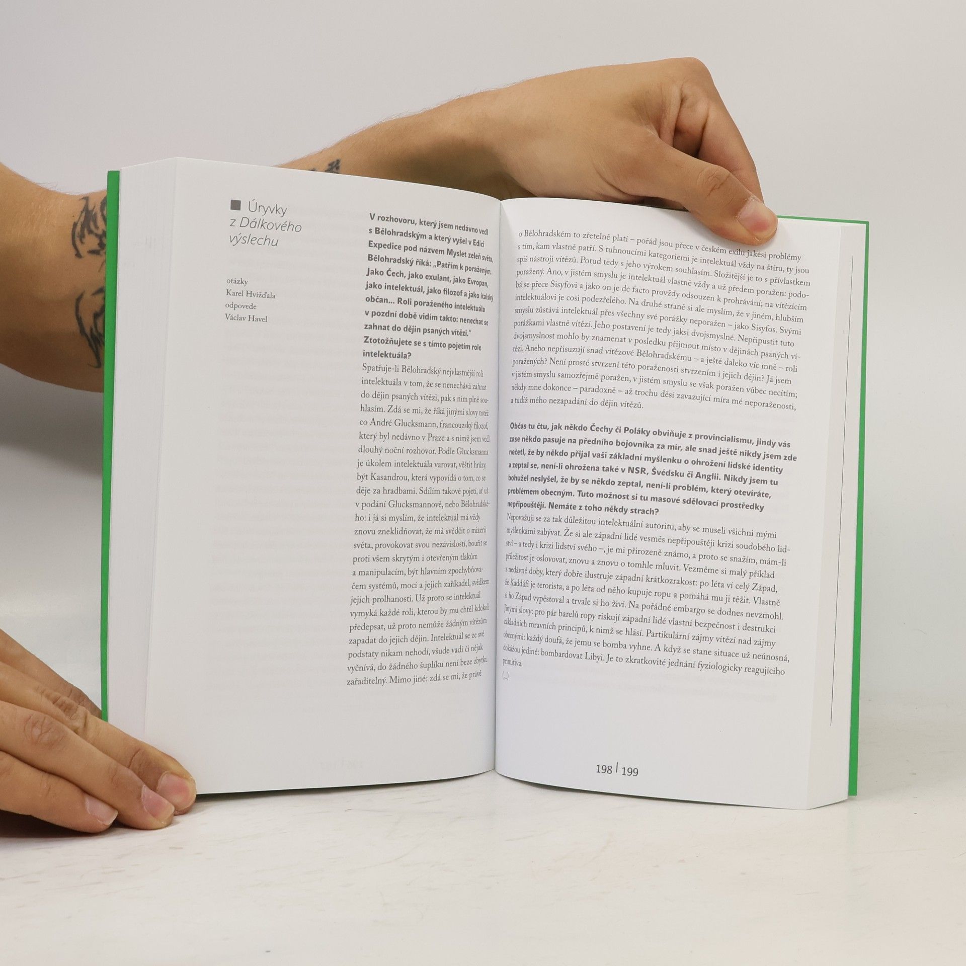 Václav Havel Kdo řekl A, musí říct i B (Texty Václava Havla 1968–2008)