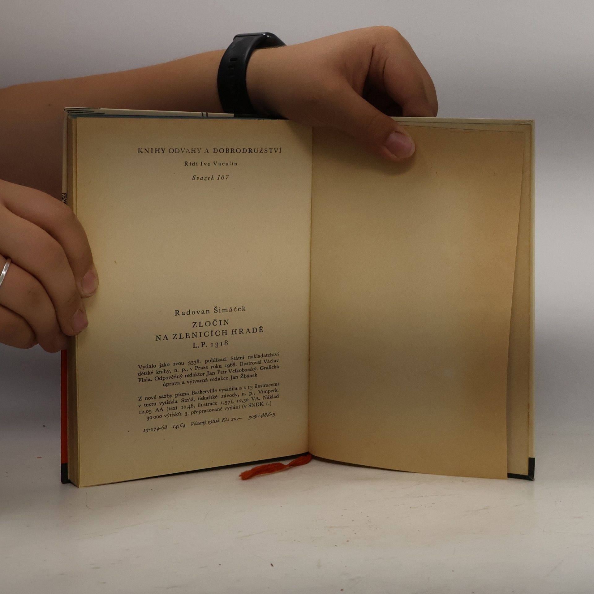 Radovan Šimáček Zločin na Zlenicích hradě L. P. 1318