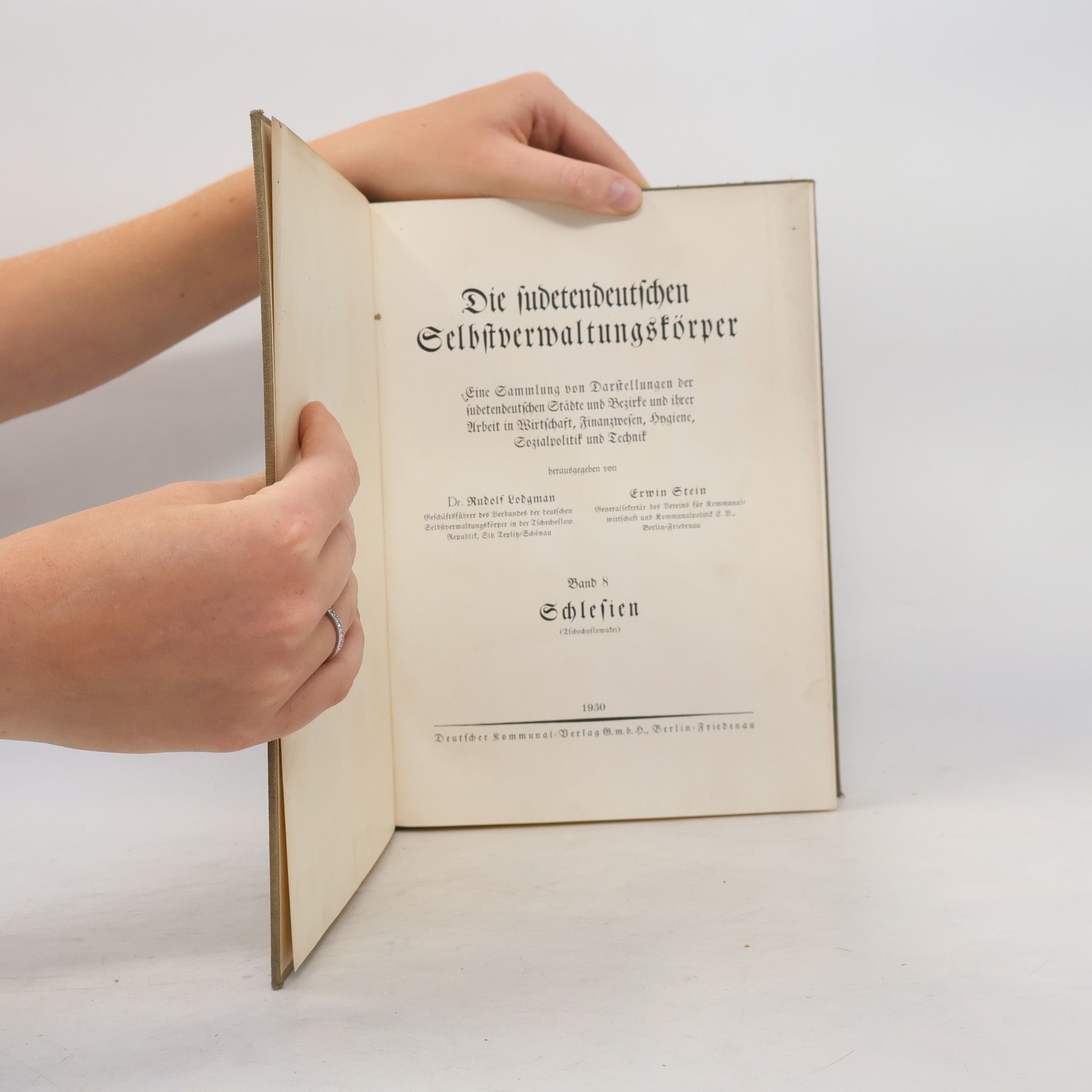 Autorenkollektiv Die sudetendeutschen Selbstverwaltungskörper