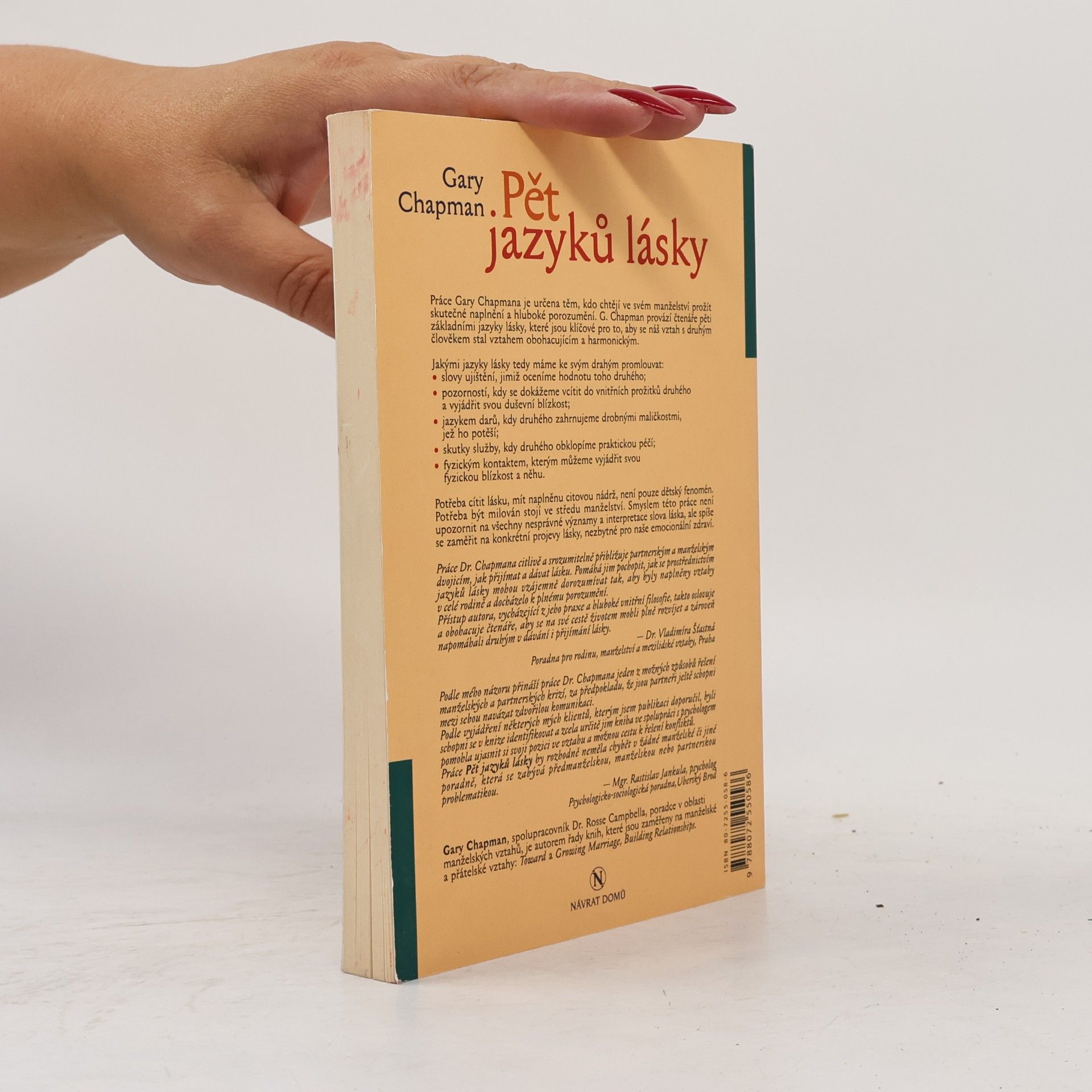 Gary Chapman Pět jazyků lásky