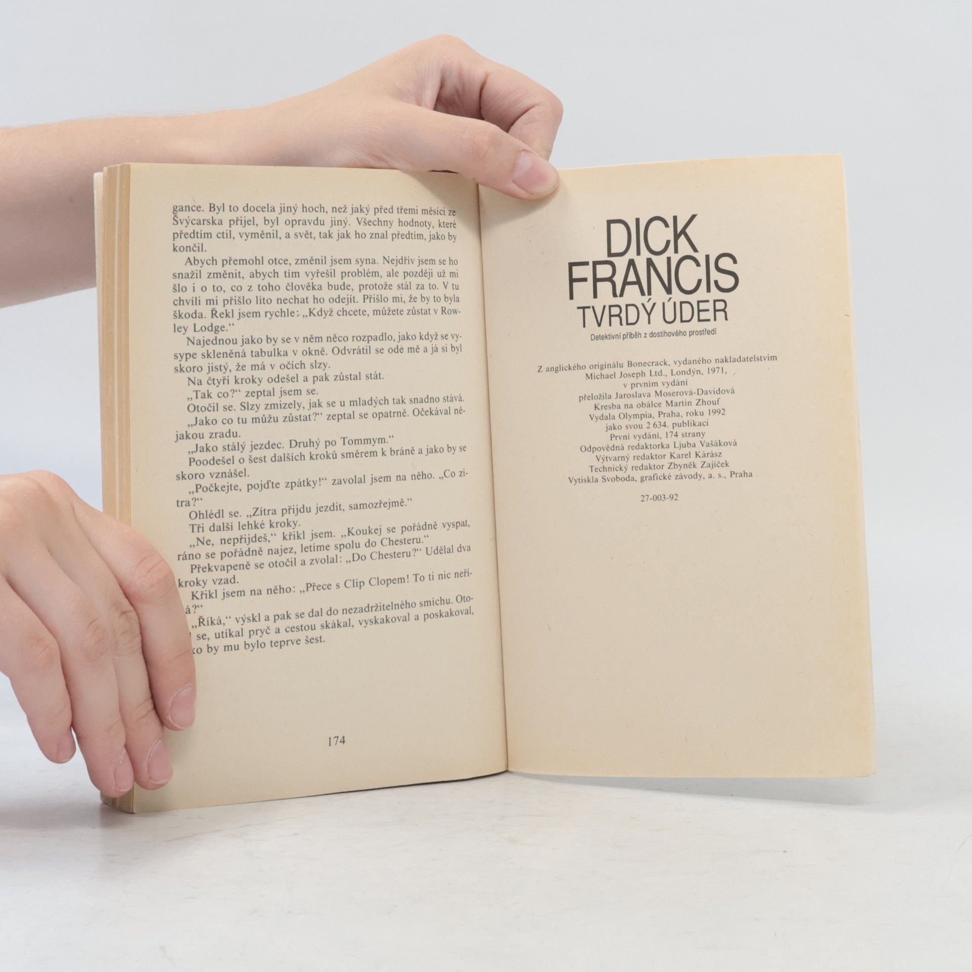 Dick Francis Tvrdý úder