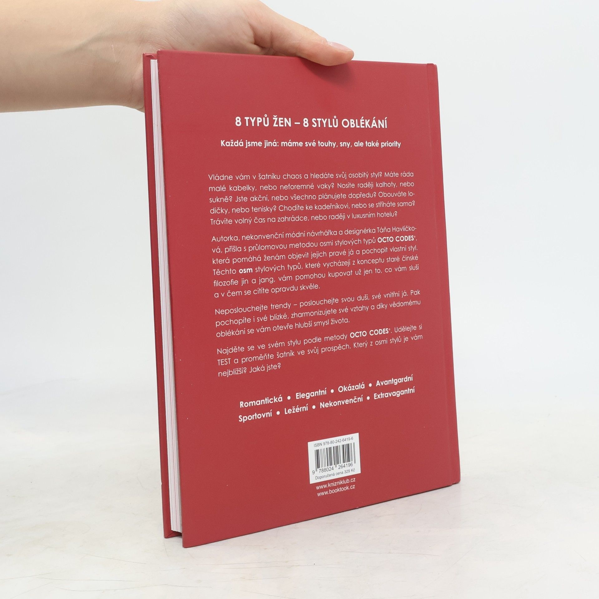 Táňa Havlíčková Móda má duši, aneb, Metoda osmi stylových typů Octo Codes®