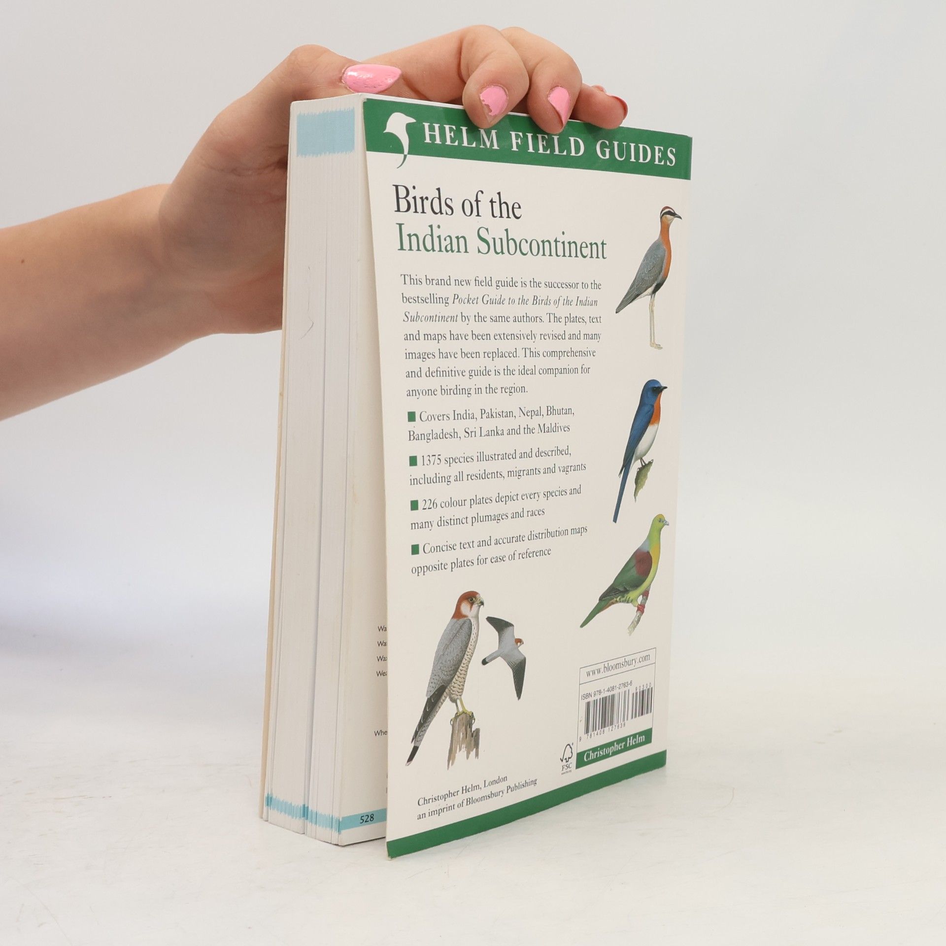 Richard Grimmett Helm Field Guides: Field Guide to Birds of the Indian Subcontinent