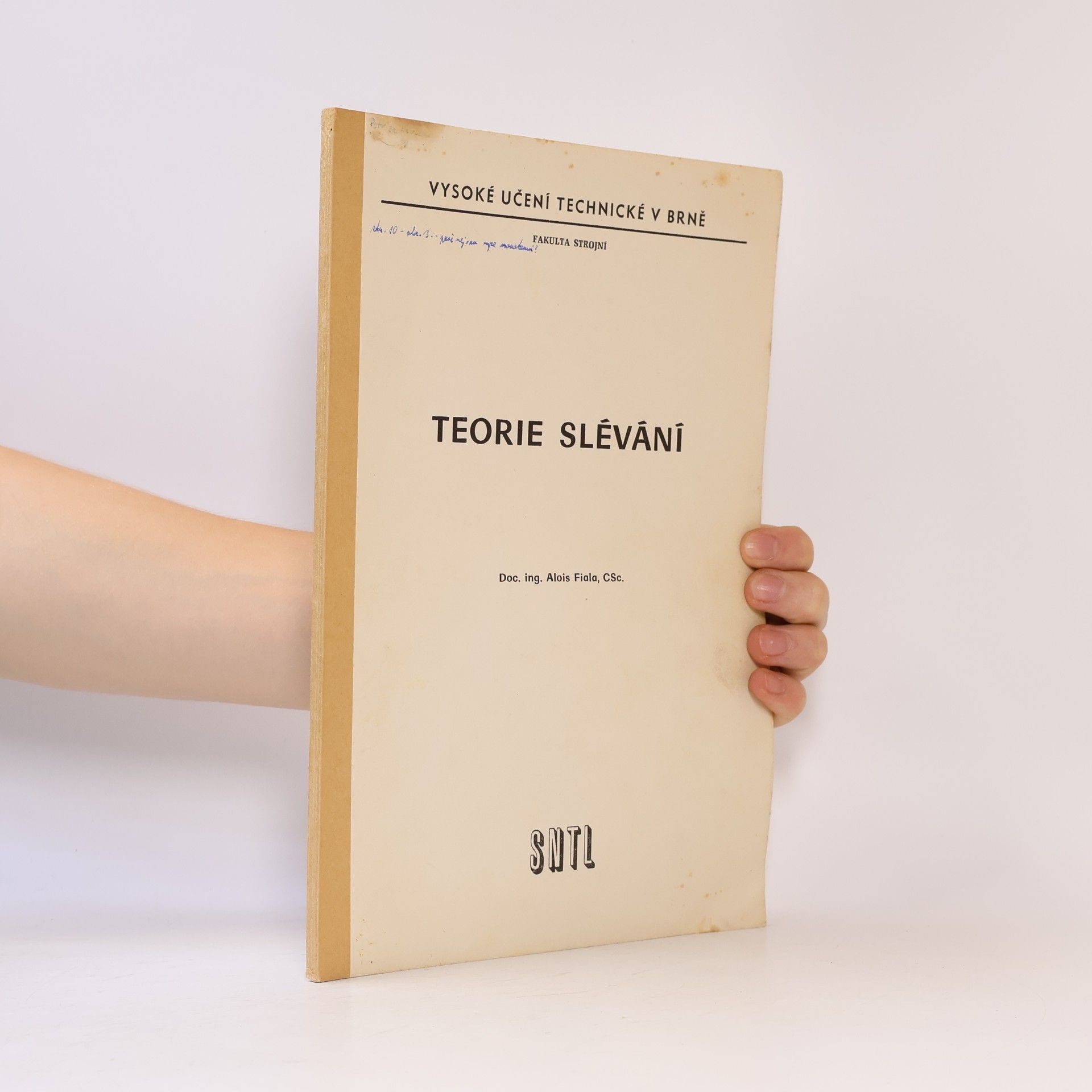 Alois Fiala Teorie slévání