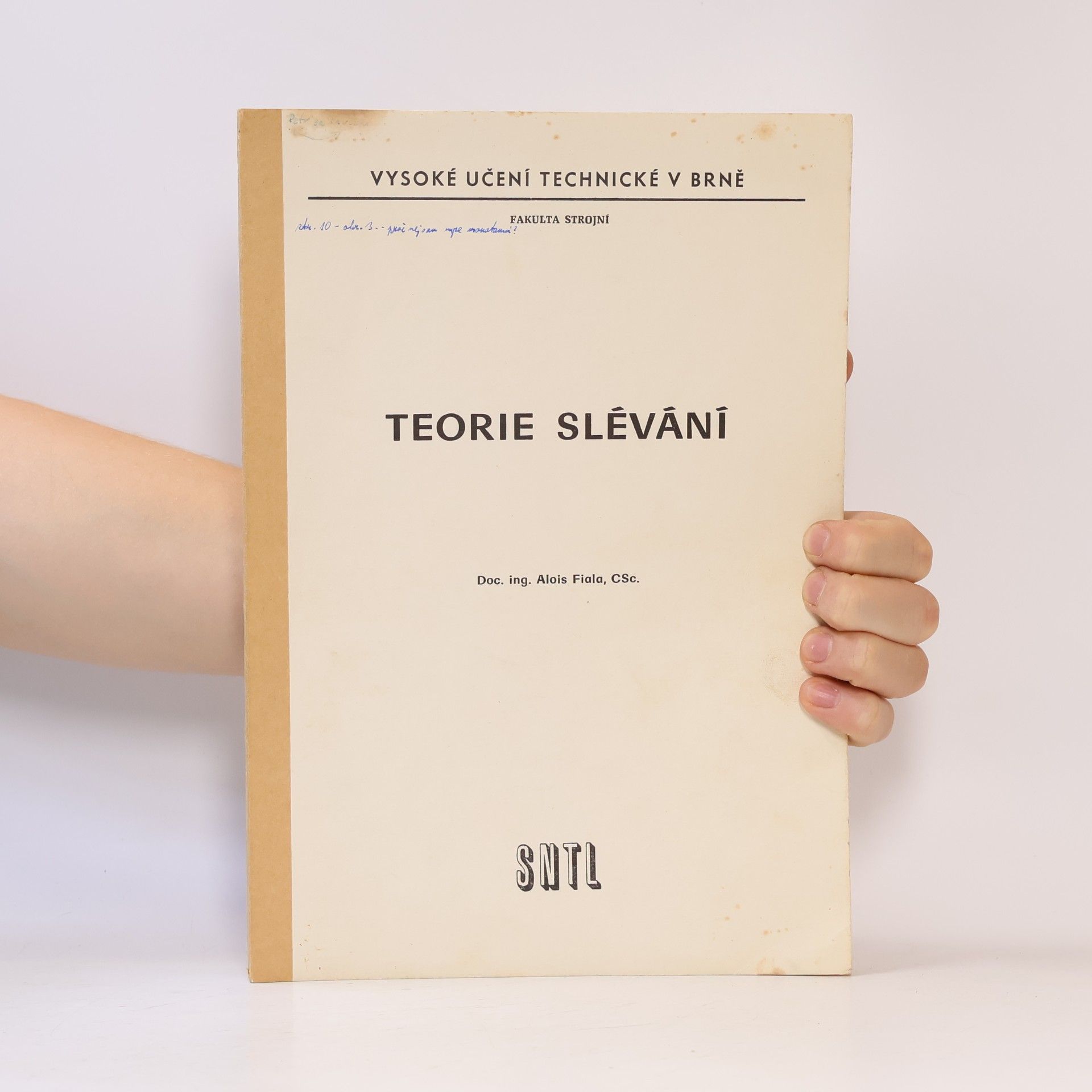 Alois Fiala Teorie slévání