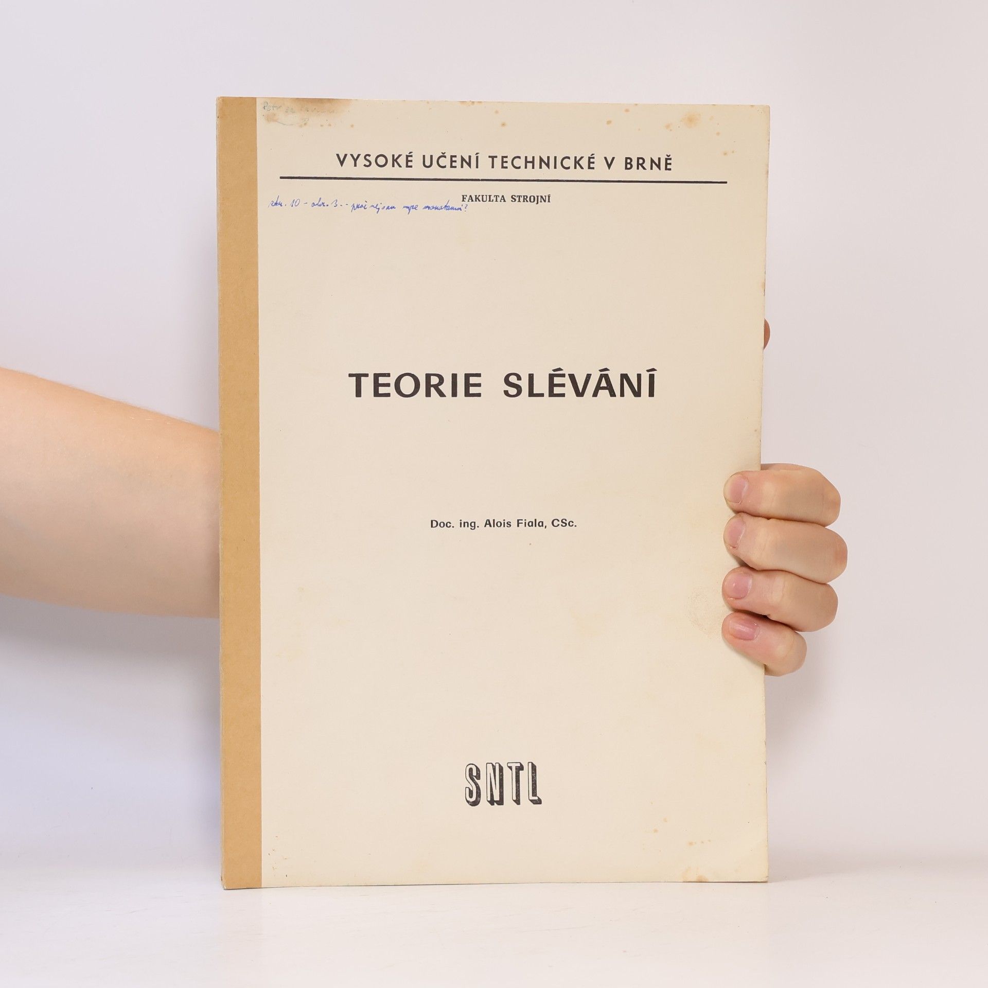 Alois Fiala Teorie slévání