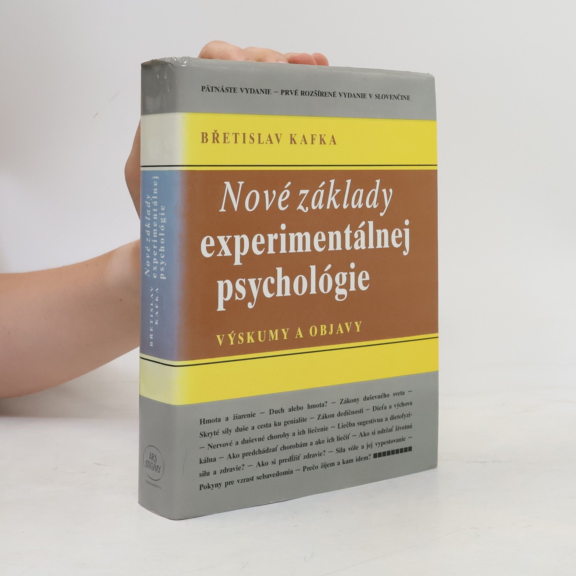Břetislav Kafka Nové základy experimentálnej psychológie