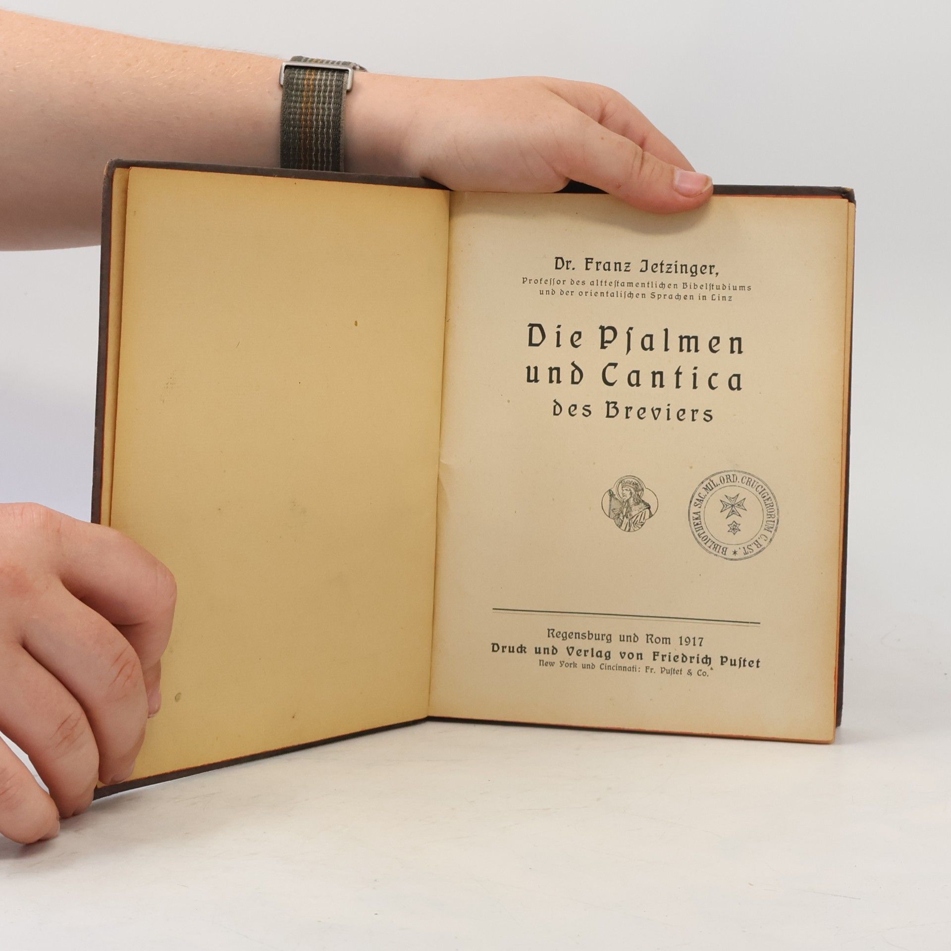 Franz Jetzinger Die Psalmen und Cantica des Breviers