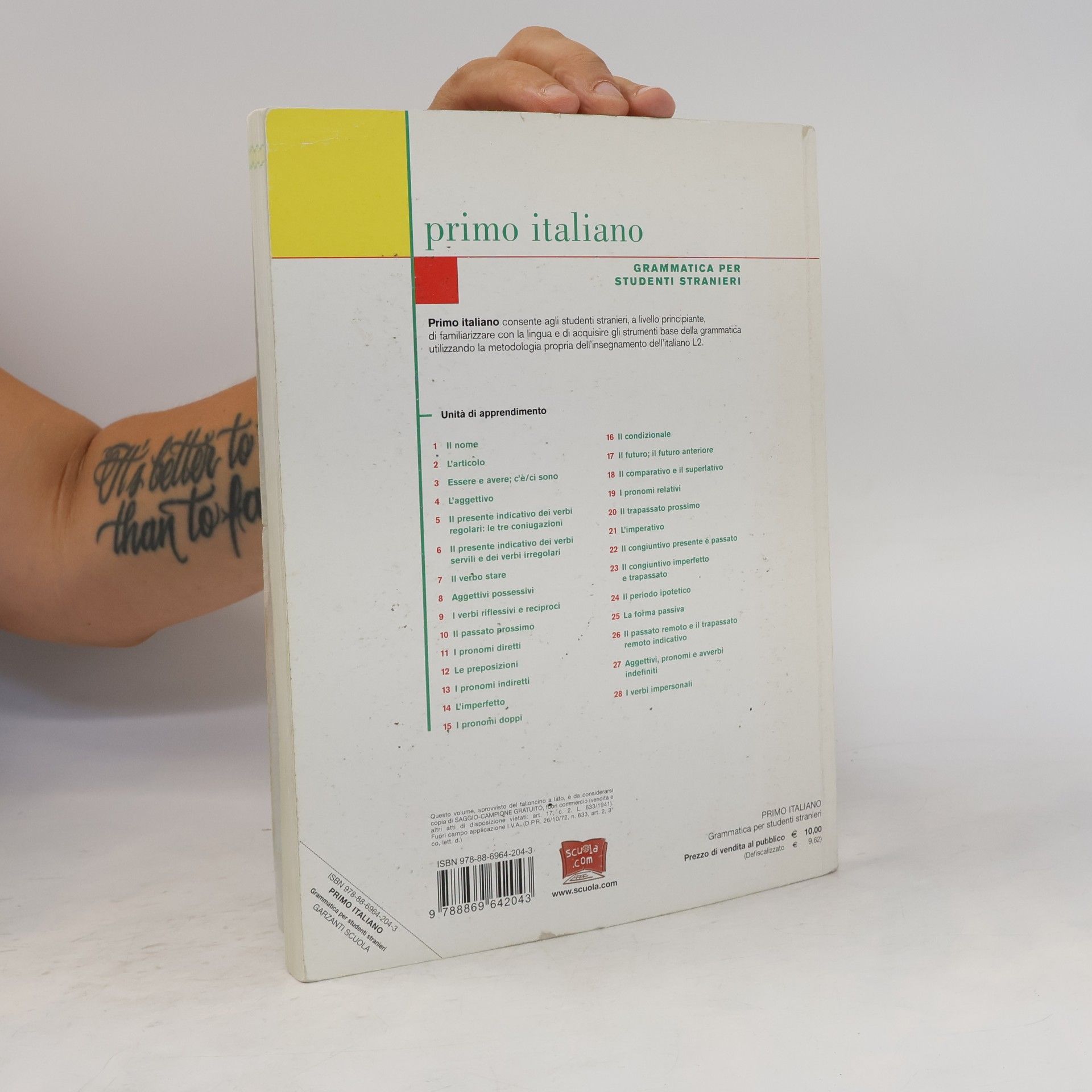 Tiziana Chiappelli Primo italiano. Grammatica per studenti stranieri