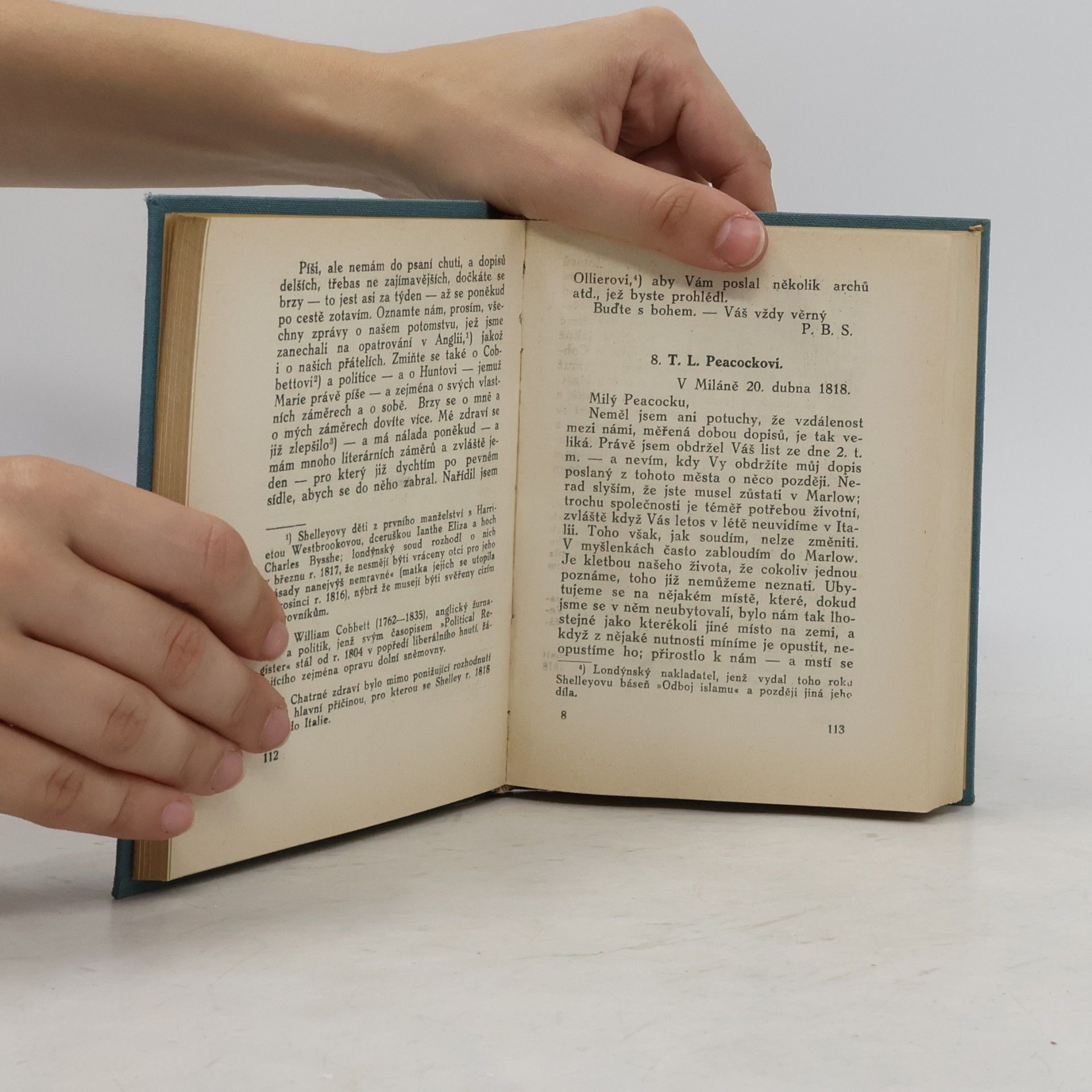 Percy Bysshe Shelley Výbor z prósy. Část II.