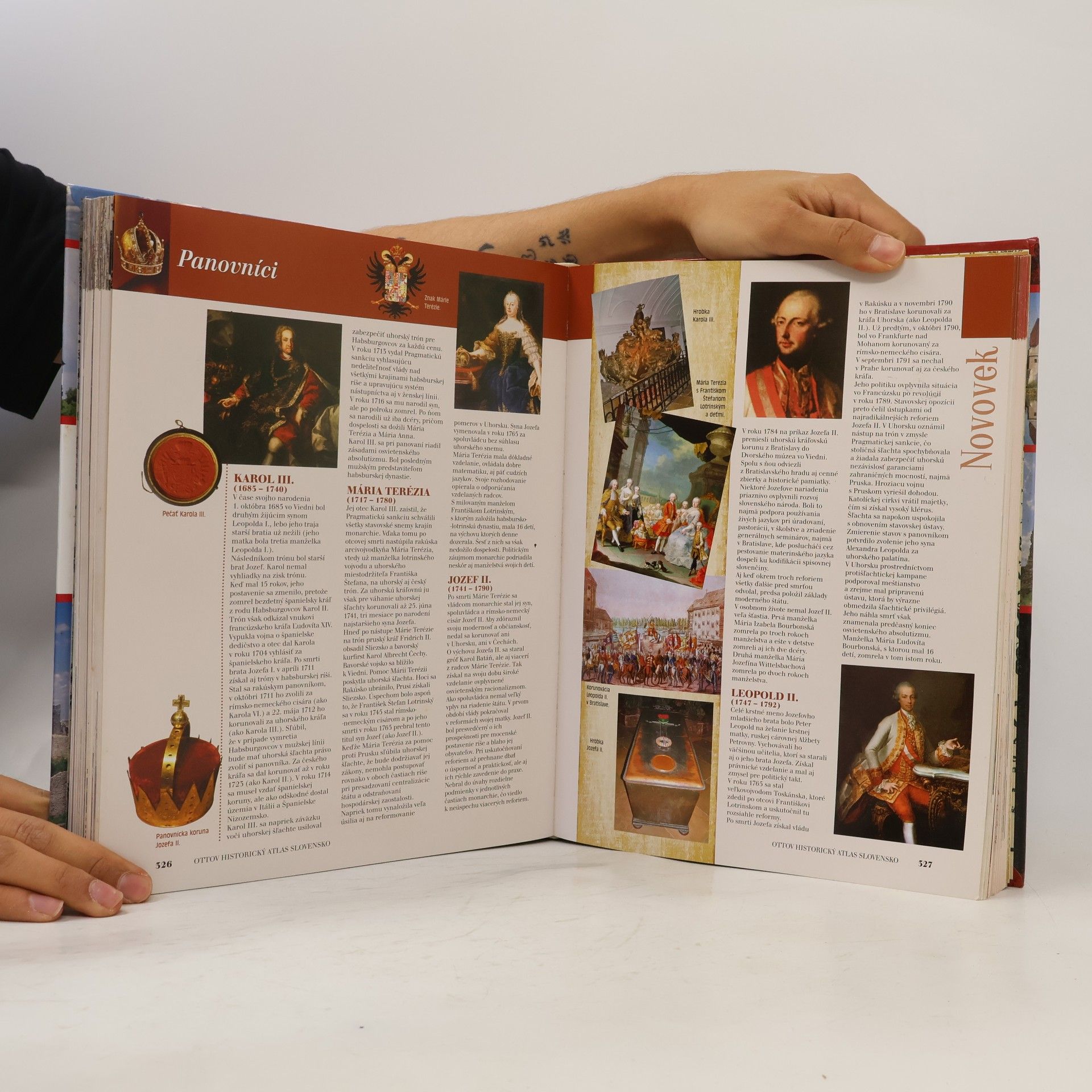Pavol Kršák Ottov historický atlas. Slovensko