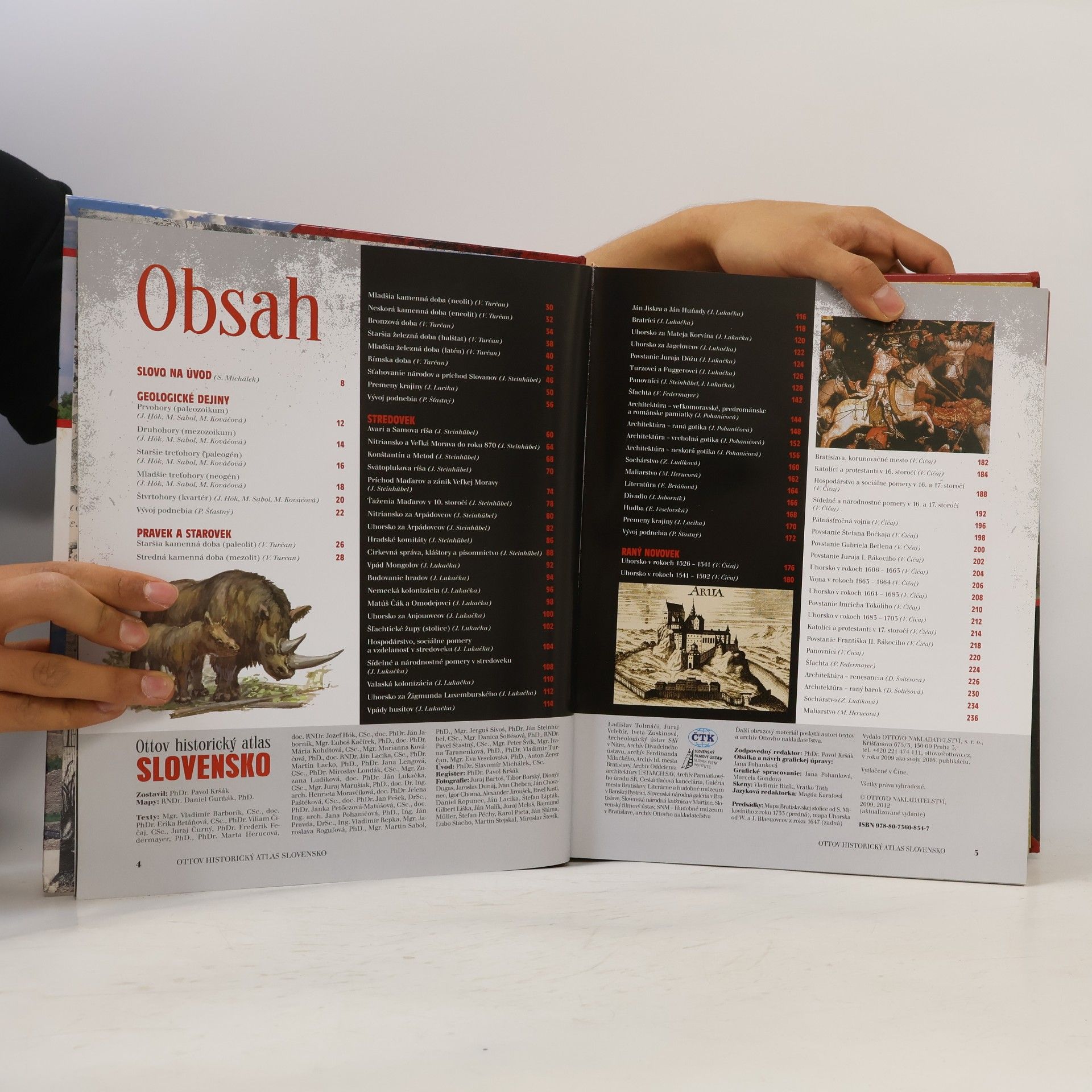 Pavol Kršák Ottov historický atlas. Slovensko