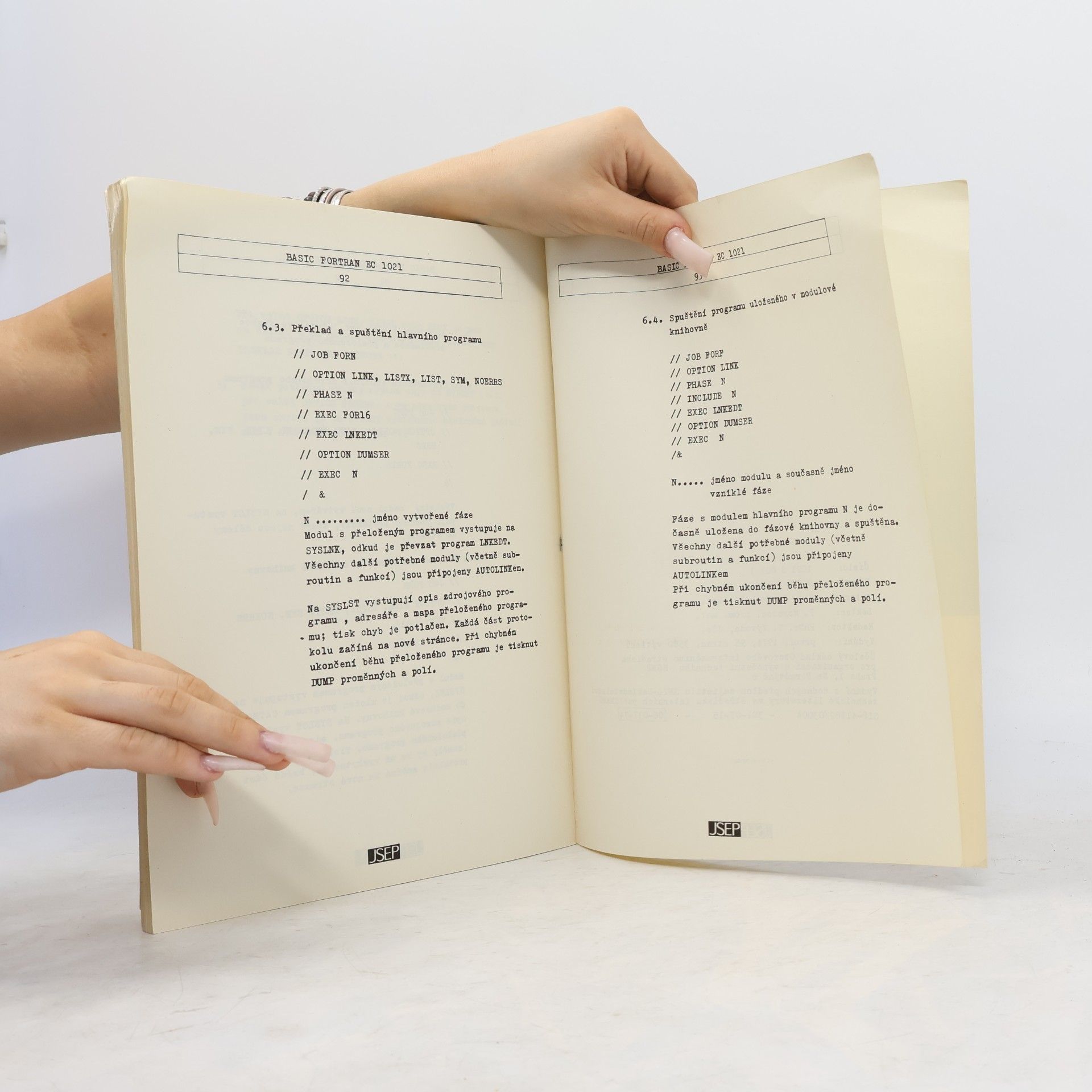 Josef Brlica BASIC FORTRAN EC-1021. Část I.