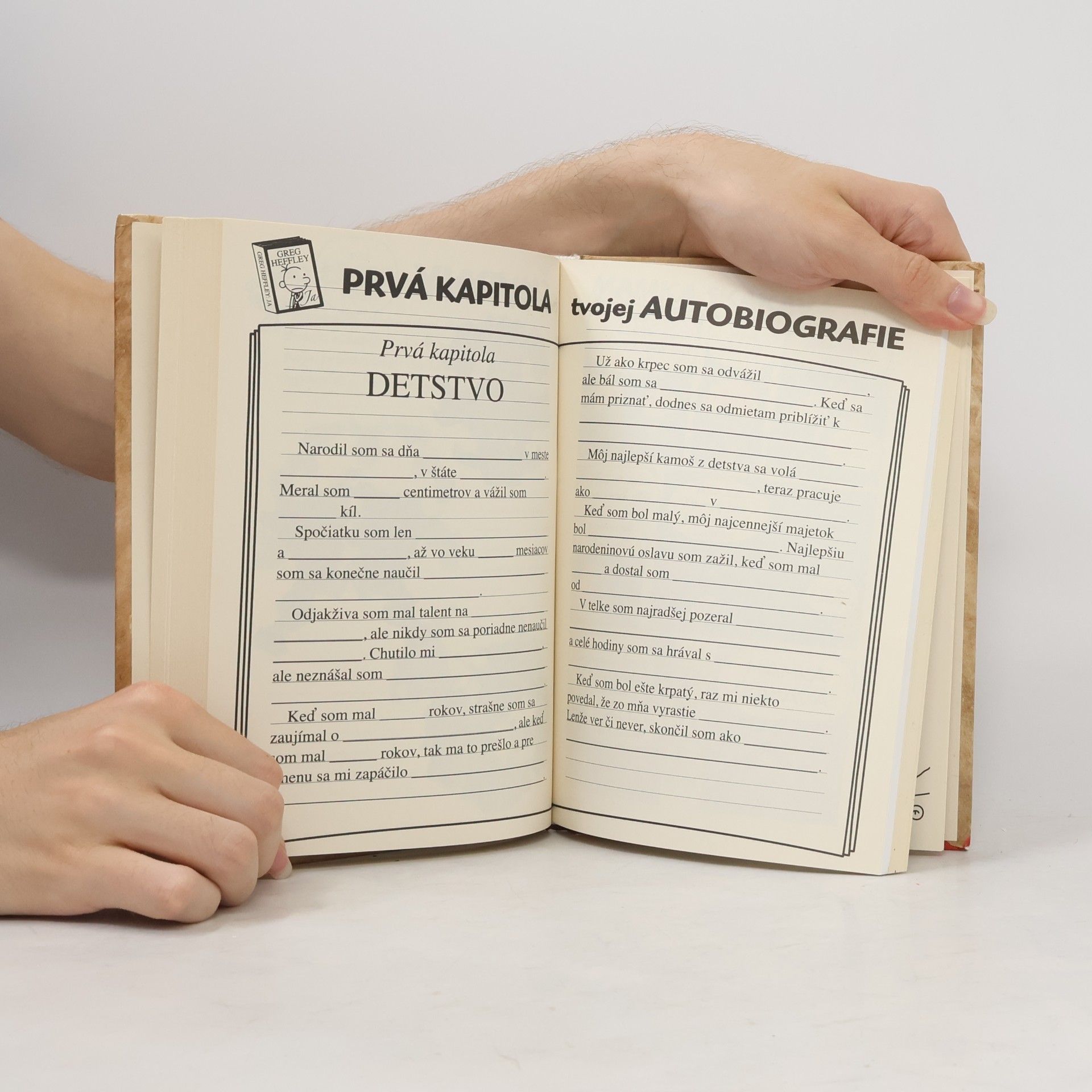 Jeff Kinney Toto nie je denník odvážneho bojka. Tvoje vlastné pamäti