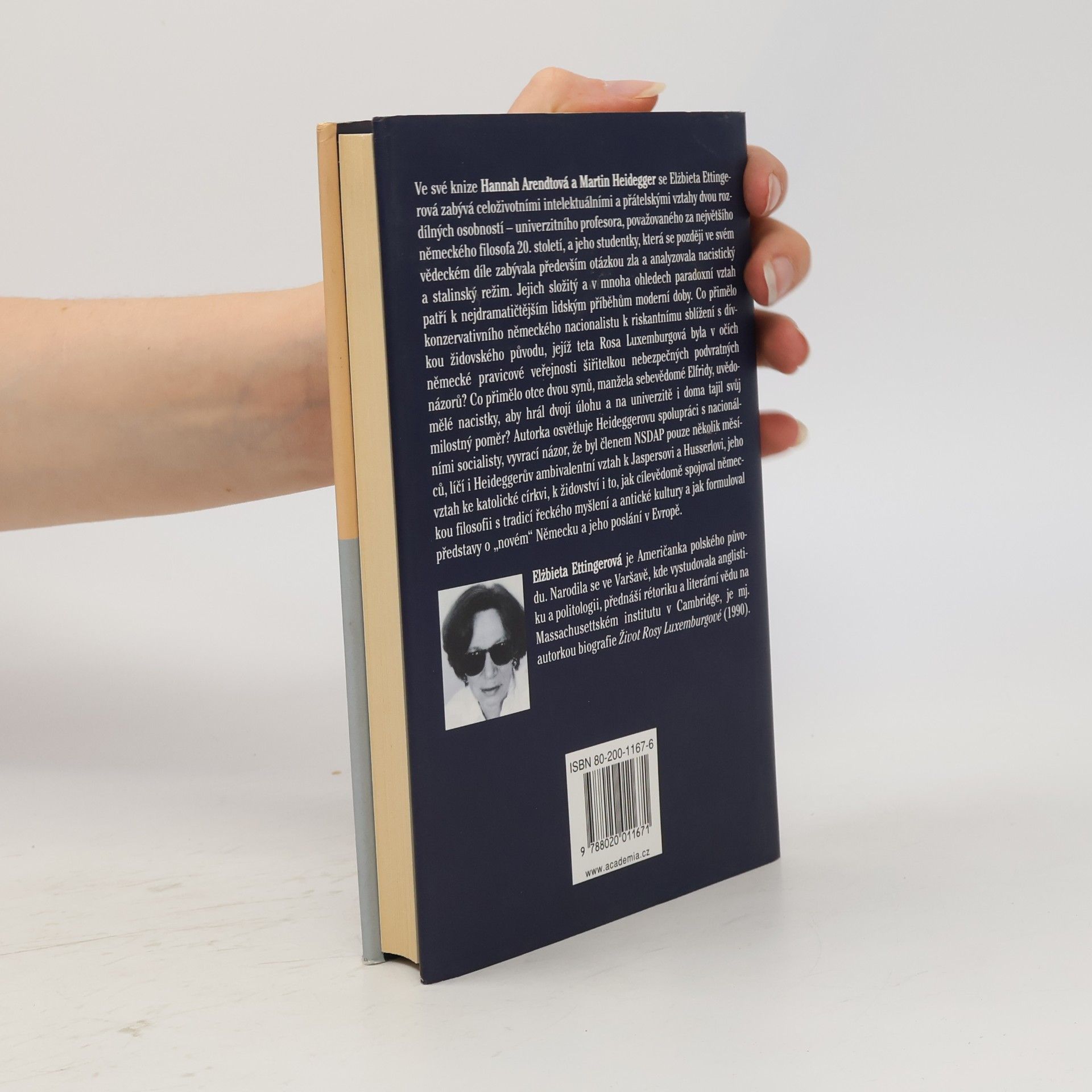 Elżbieta Ettinger Hannah Arendtová a Martin Heidegger