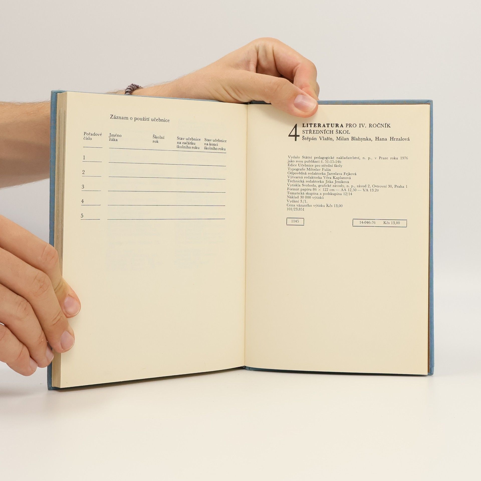 Štěpán Vlašín Literatura pro IV. ročník středních škol 4