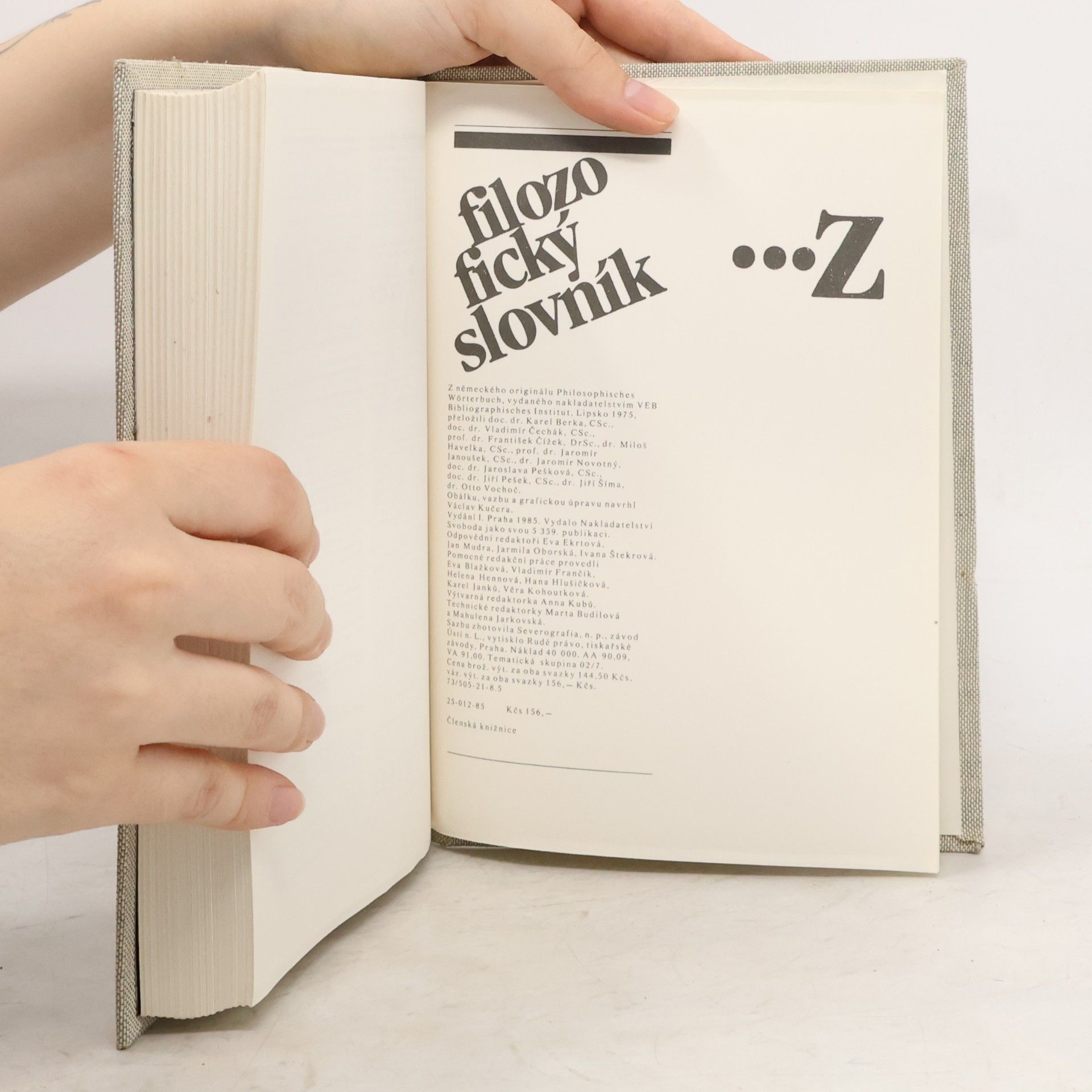Manfred Buhr Filozofický slovník A-N, O-Z
