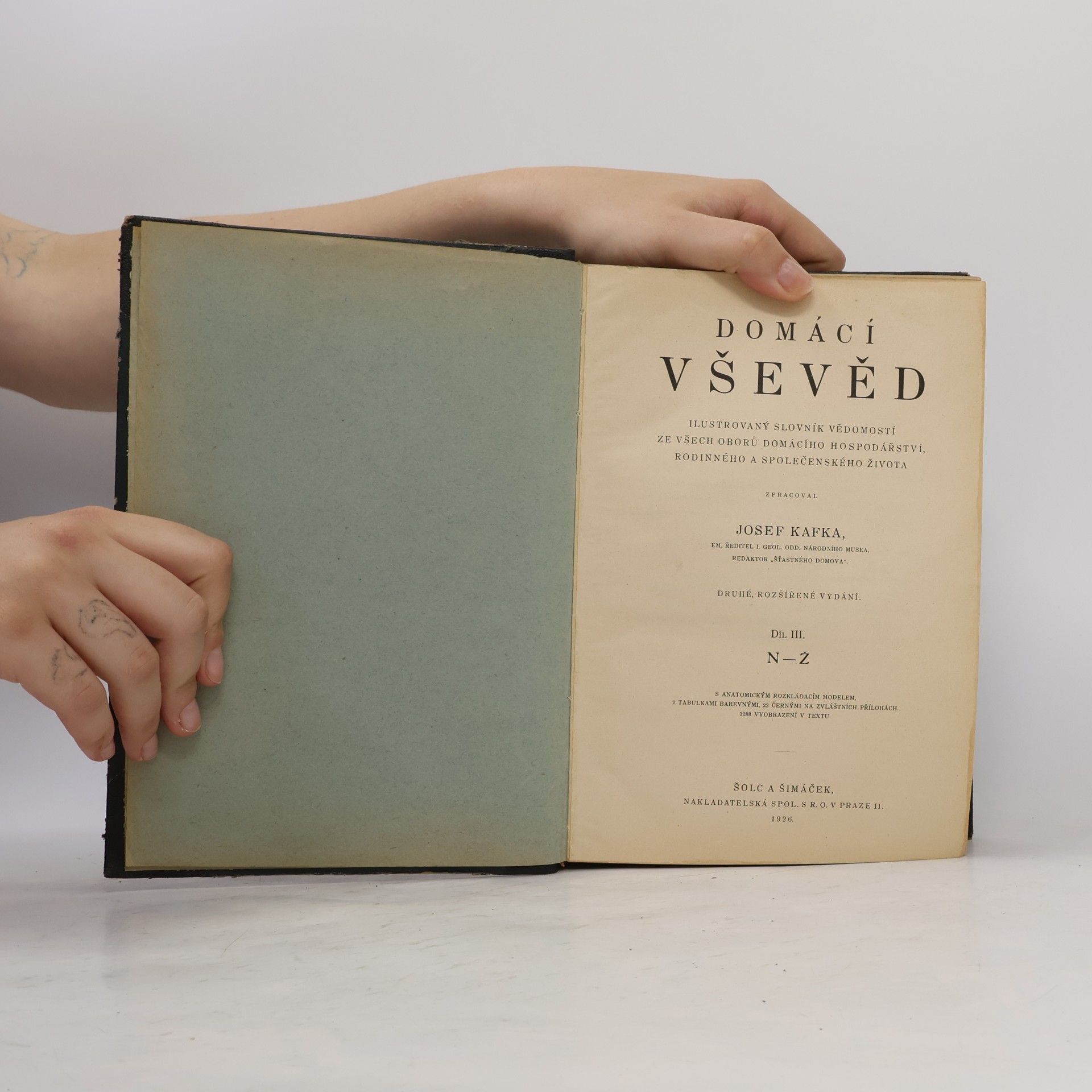 Kafka Josef Domácí vševěd 3. N-Ž