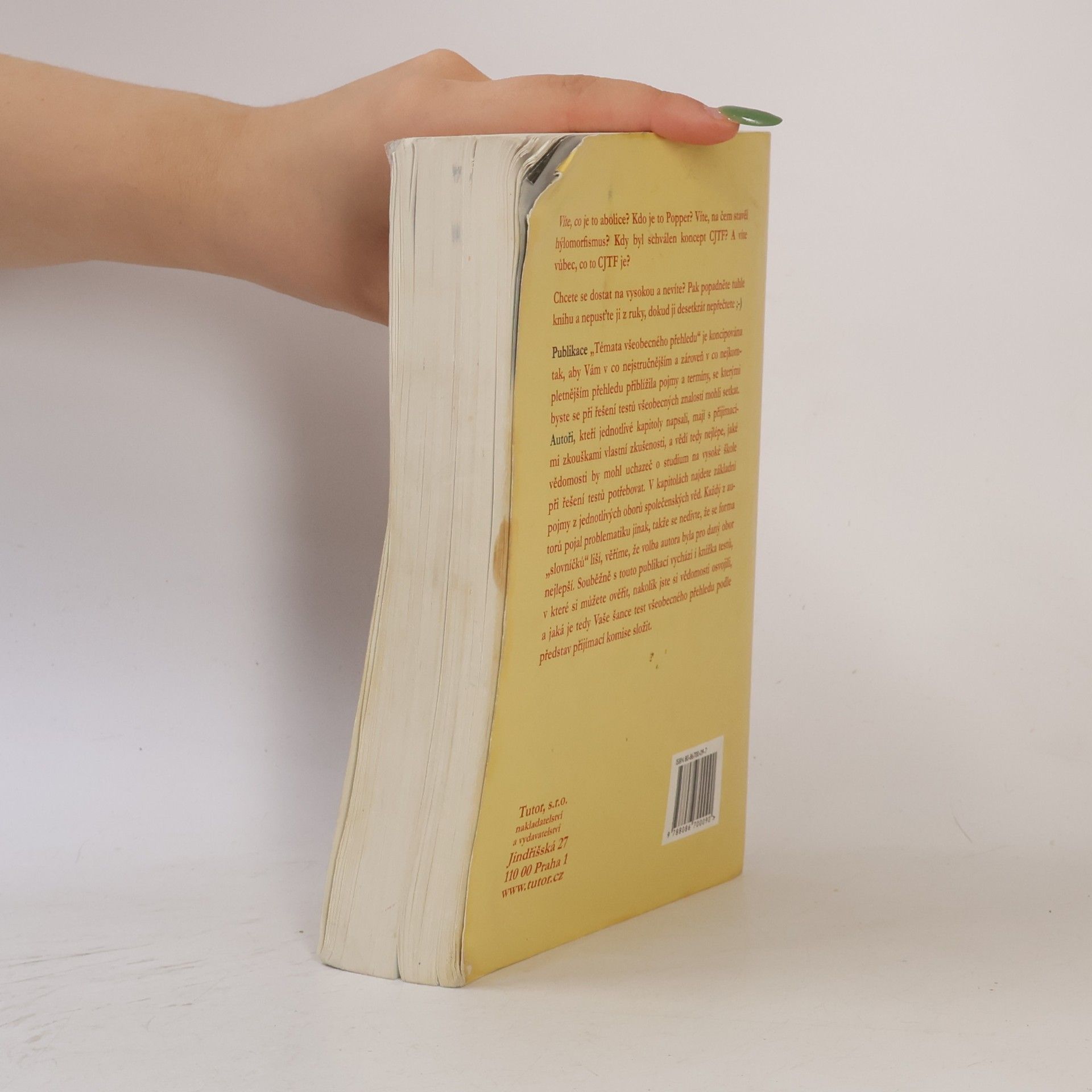 Various authors Témata všeobecného přehledu k přijímacím zkouškám na vysoké školy