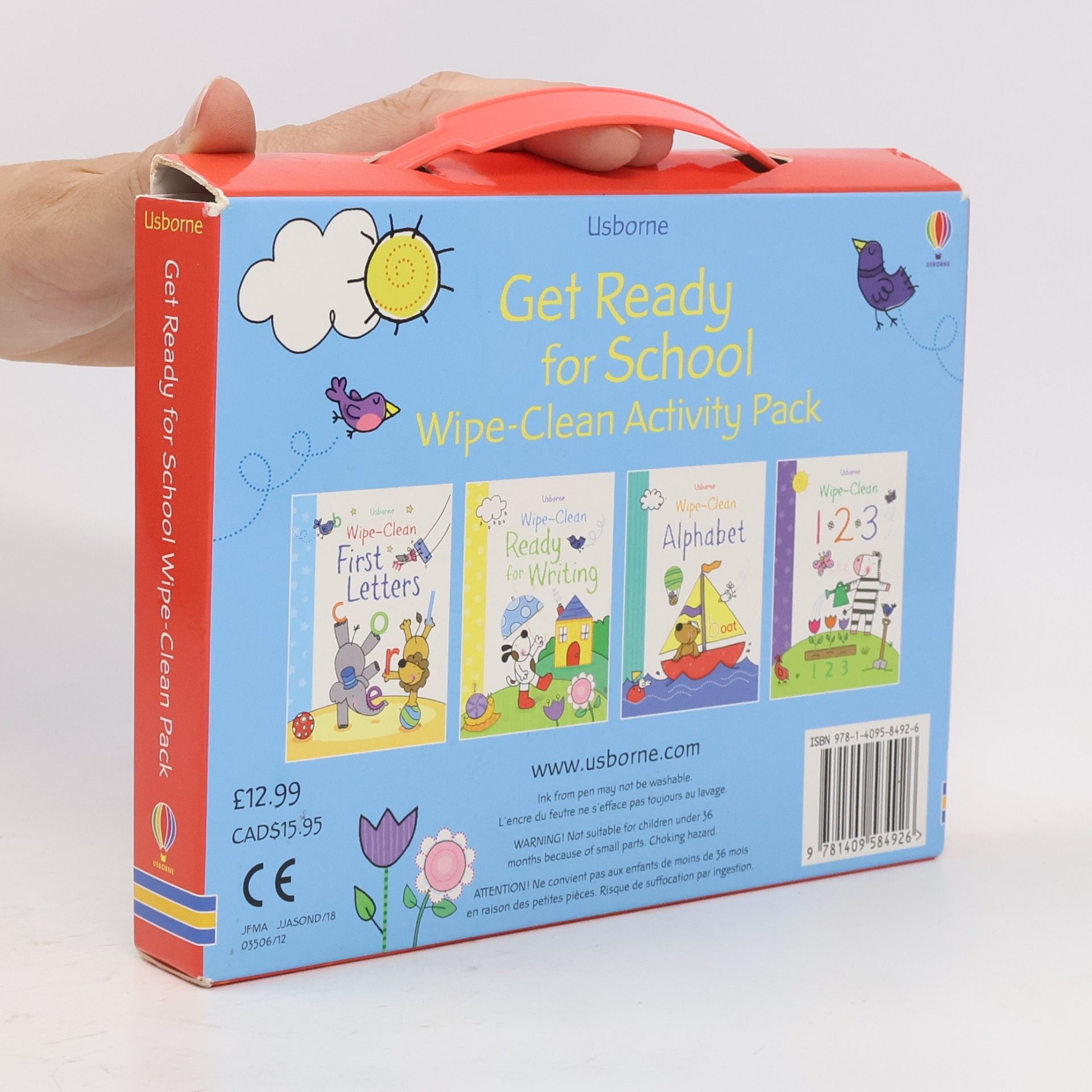 Usborne Publishing, Limited Get Ready for School Wipe-Clean Activity Pack
