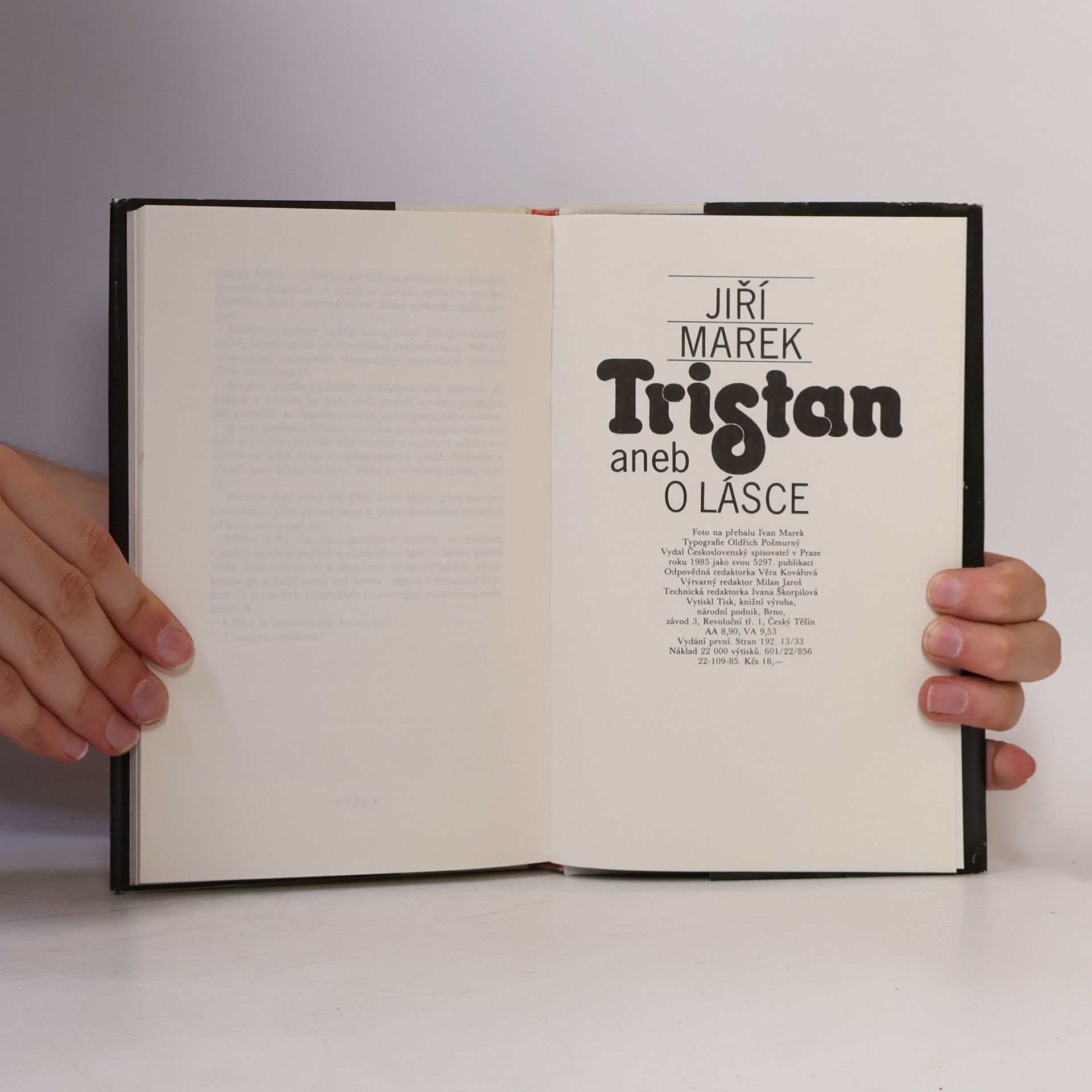 Jiří Marek Tristan aneb O lásce