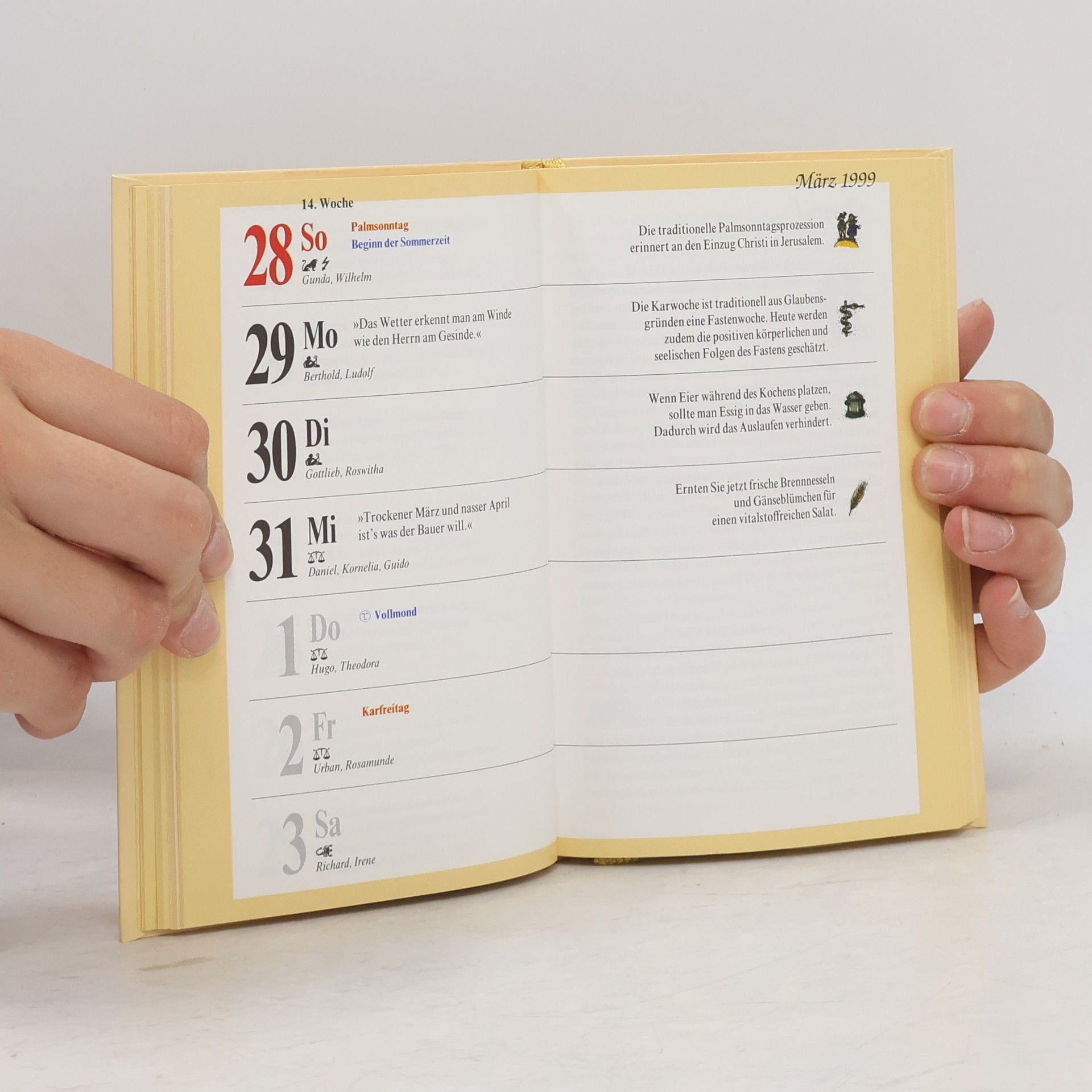 Der kleine Bauernkalender 1999