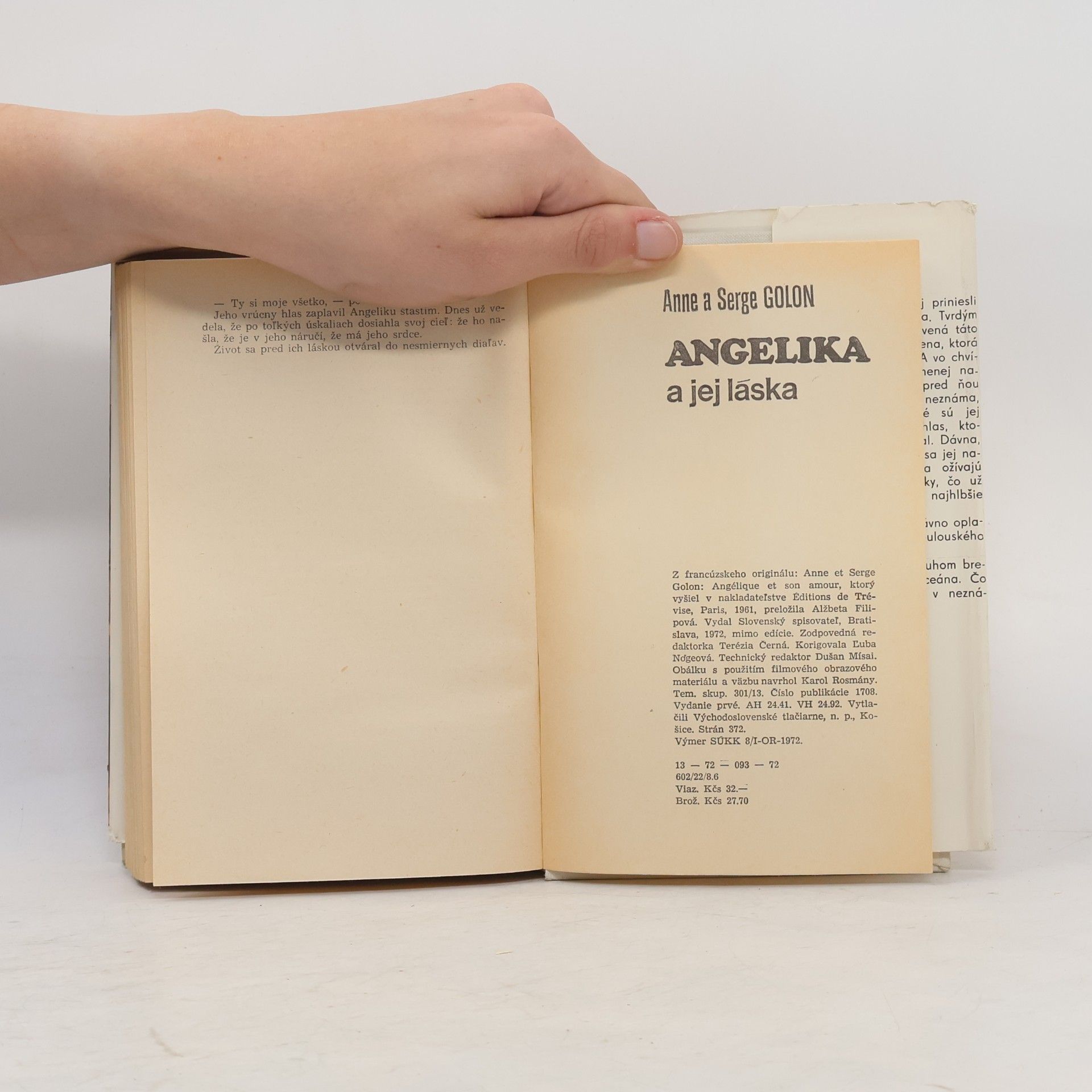 Anne Golon Angelika 6. Angelika a jej láska
